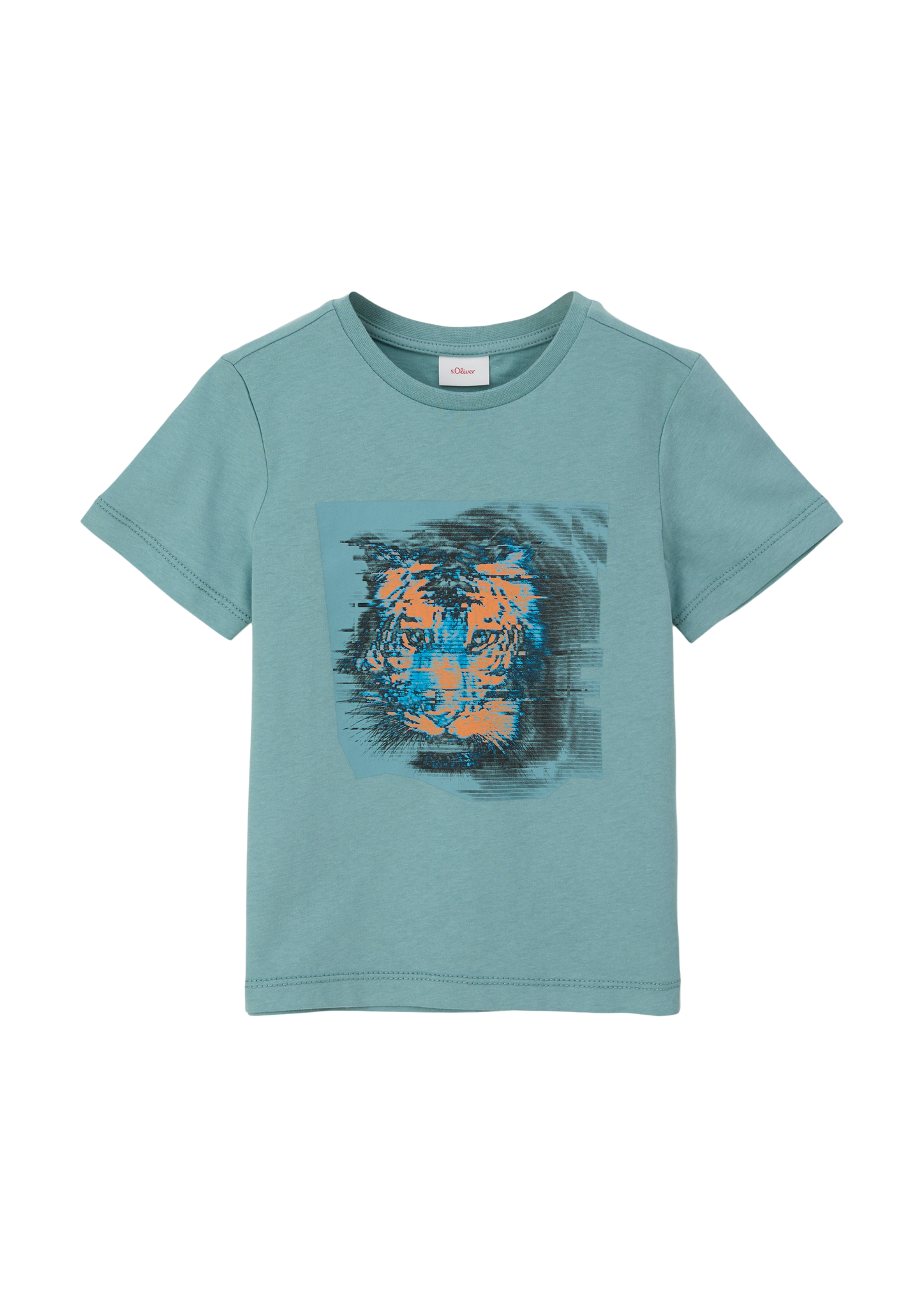 s.Oliver - T-Shirt mit Frontprint, Kinder, Blau