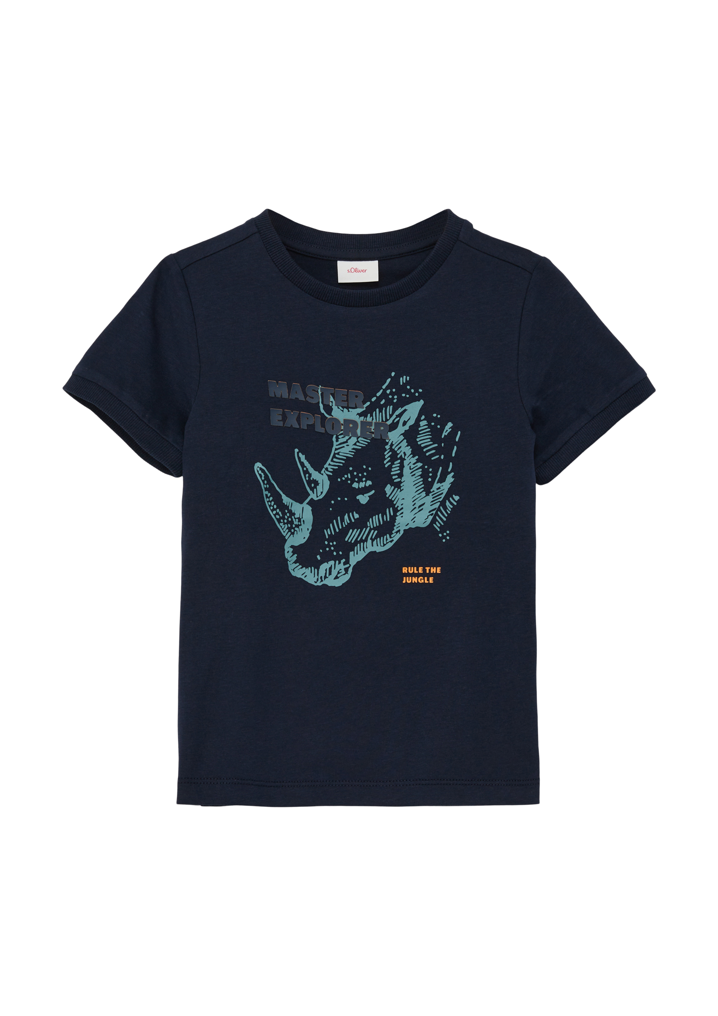 Thumbnail - s.Oliver - T-Shirt mit Frontprint, Kinder, blau
