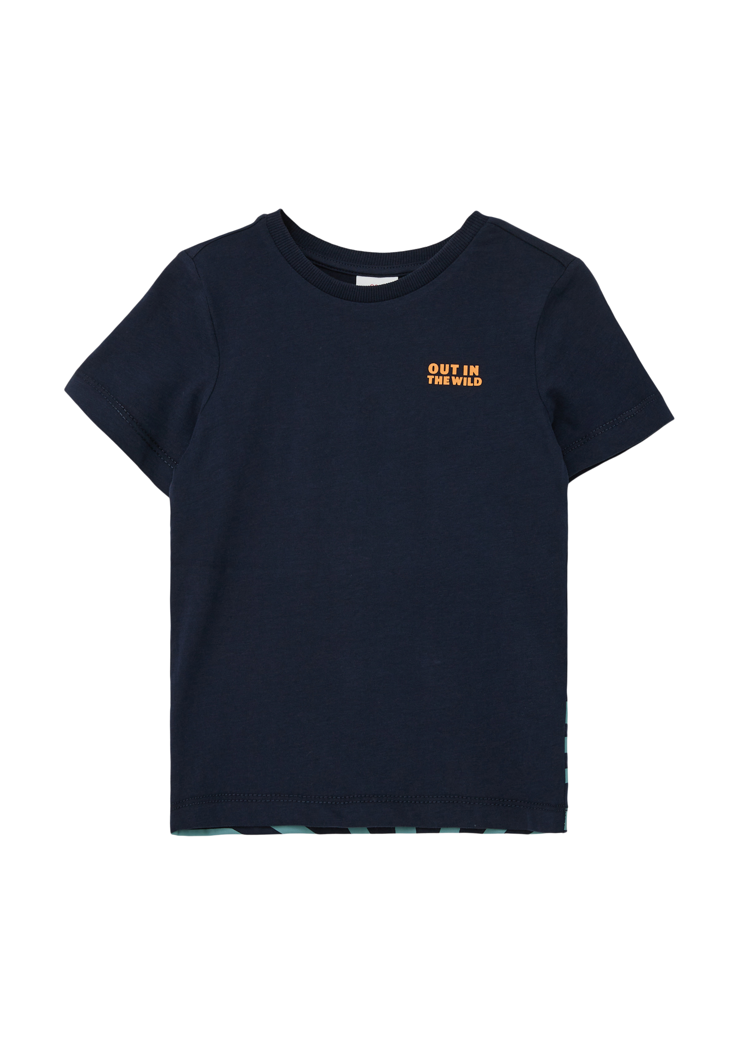 s.Oliver - T-Shirt mit Rückenprint, Kinder, blau