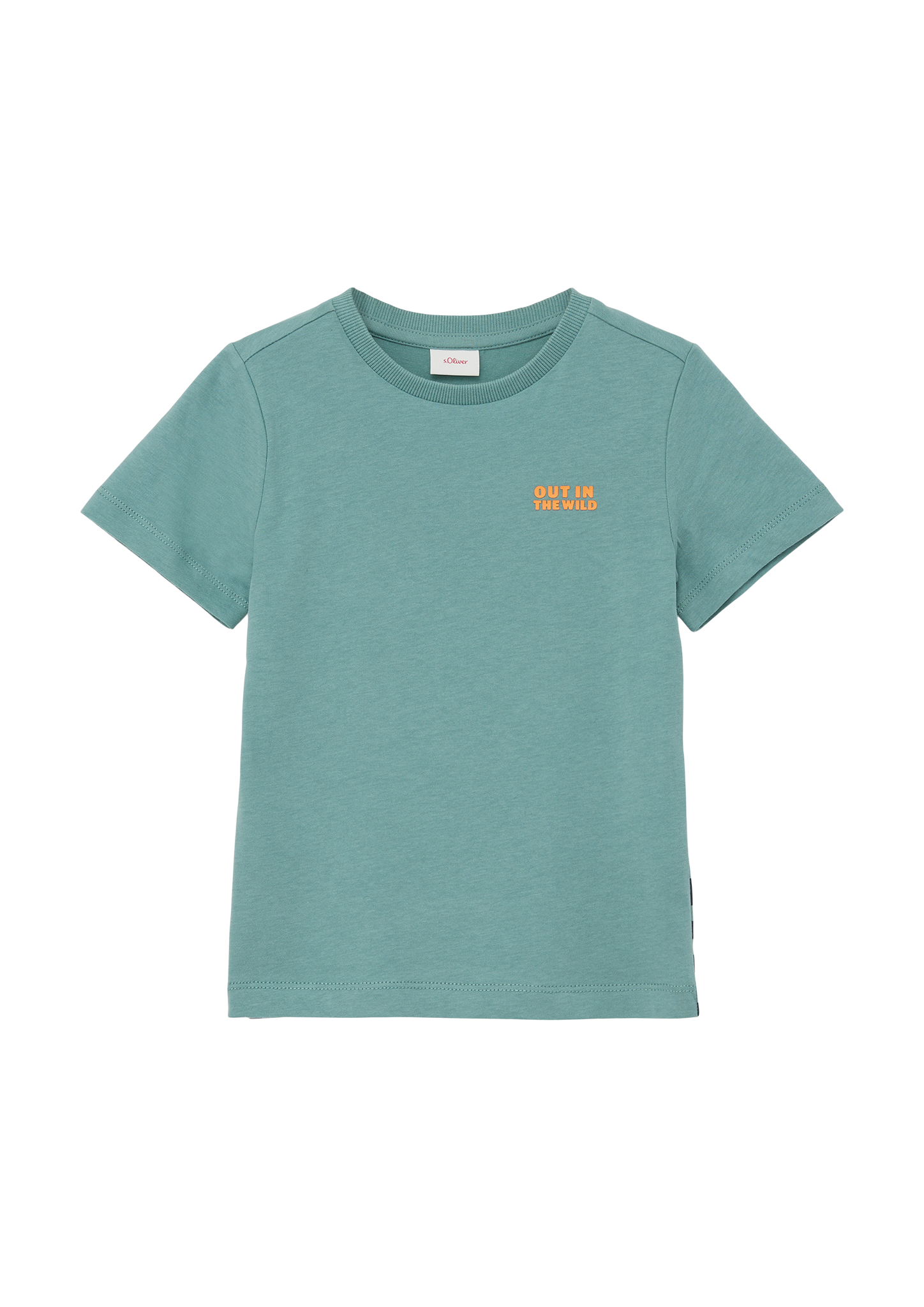 Thumbnail - s.Oliver - T-Shirt mit Rückenprint, Kinder, türkis