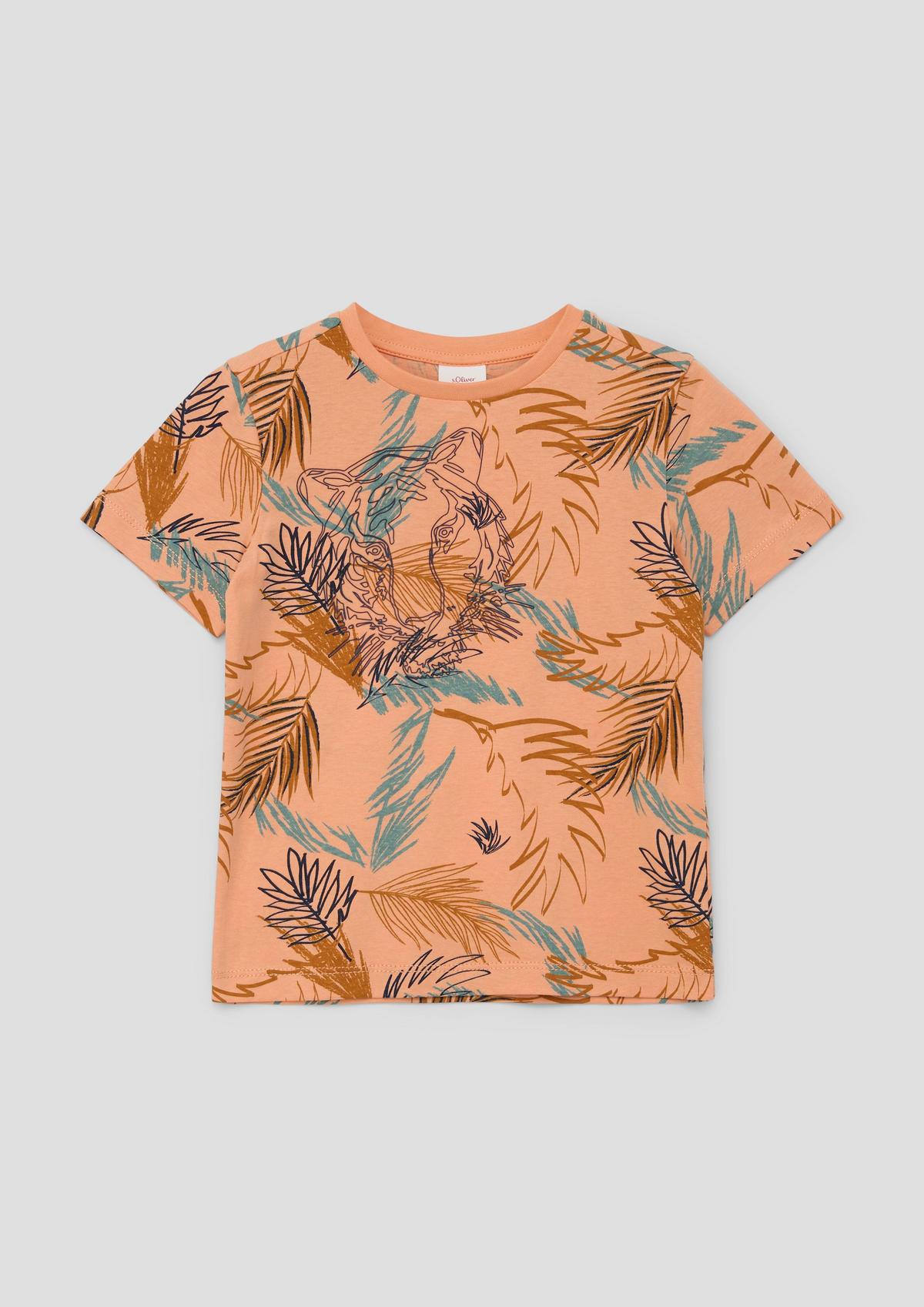 s.Oliver T-Shirt mit All-over-Print