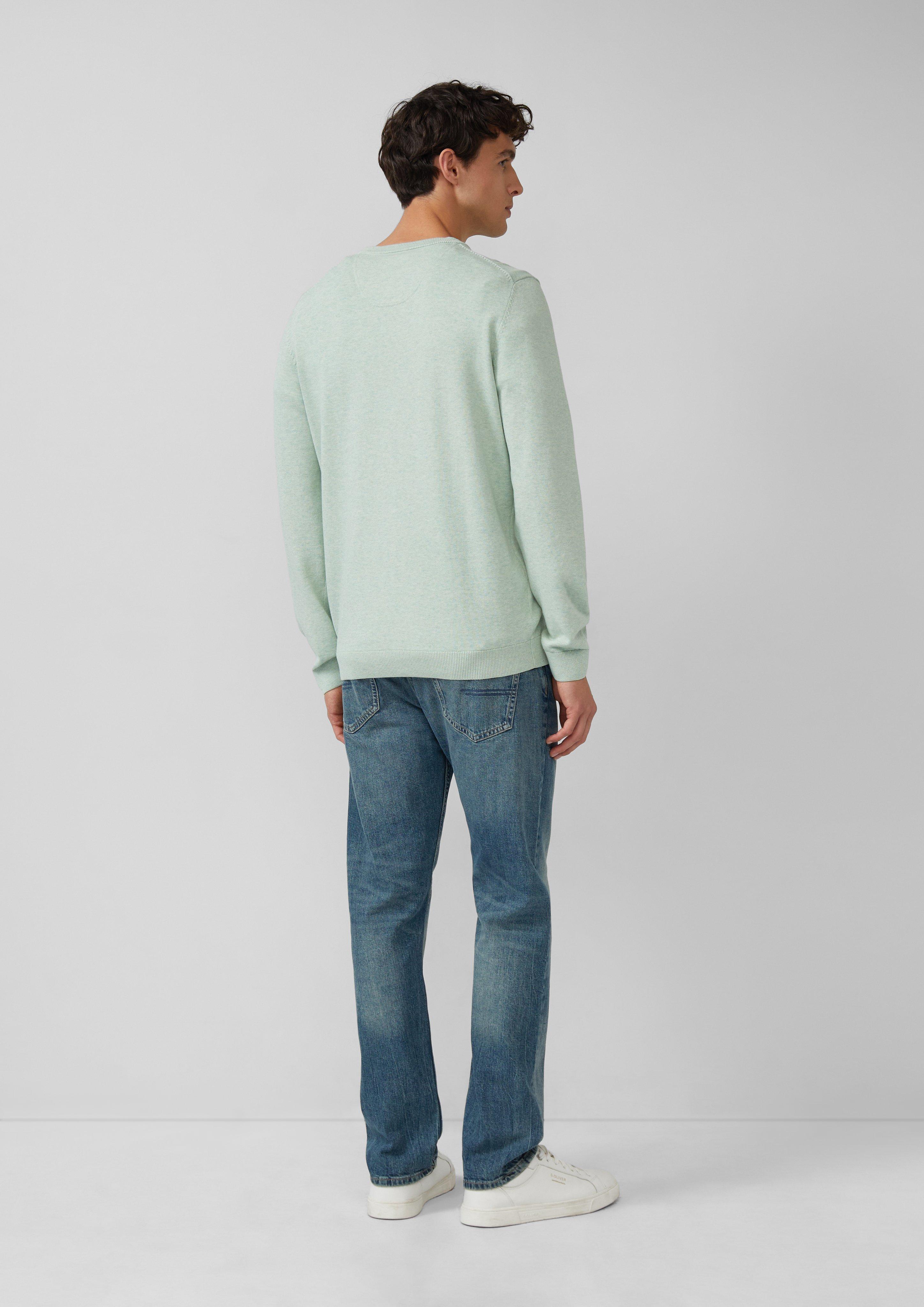 Herren Strickpullover in türkis von s.Oliver