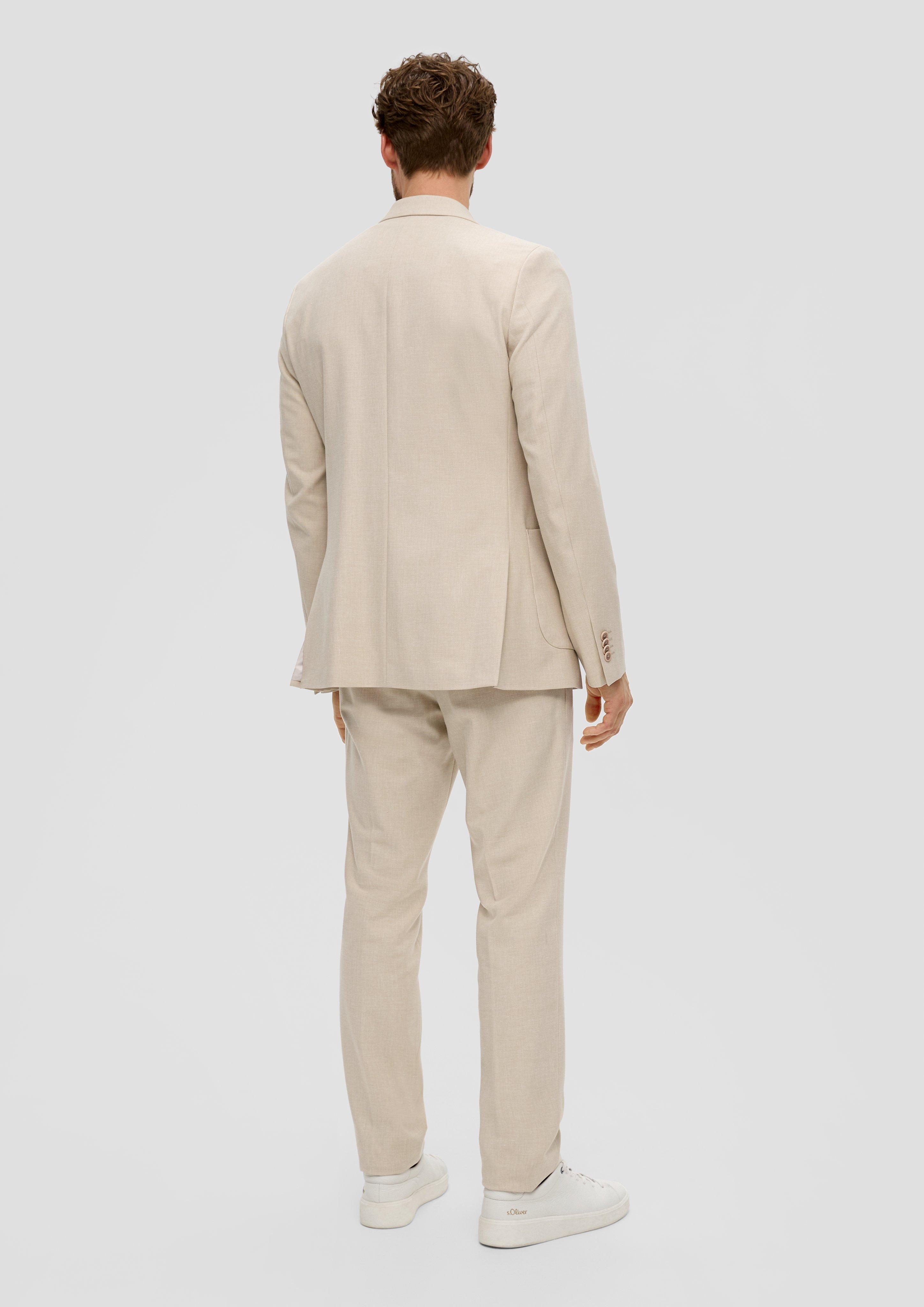 Classic tailored jacket - beige | s.Oliver Classic tailored jacket - beige | s.Oliver