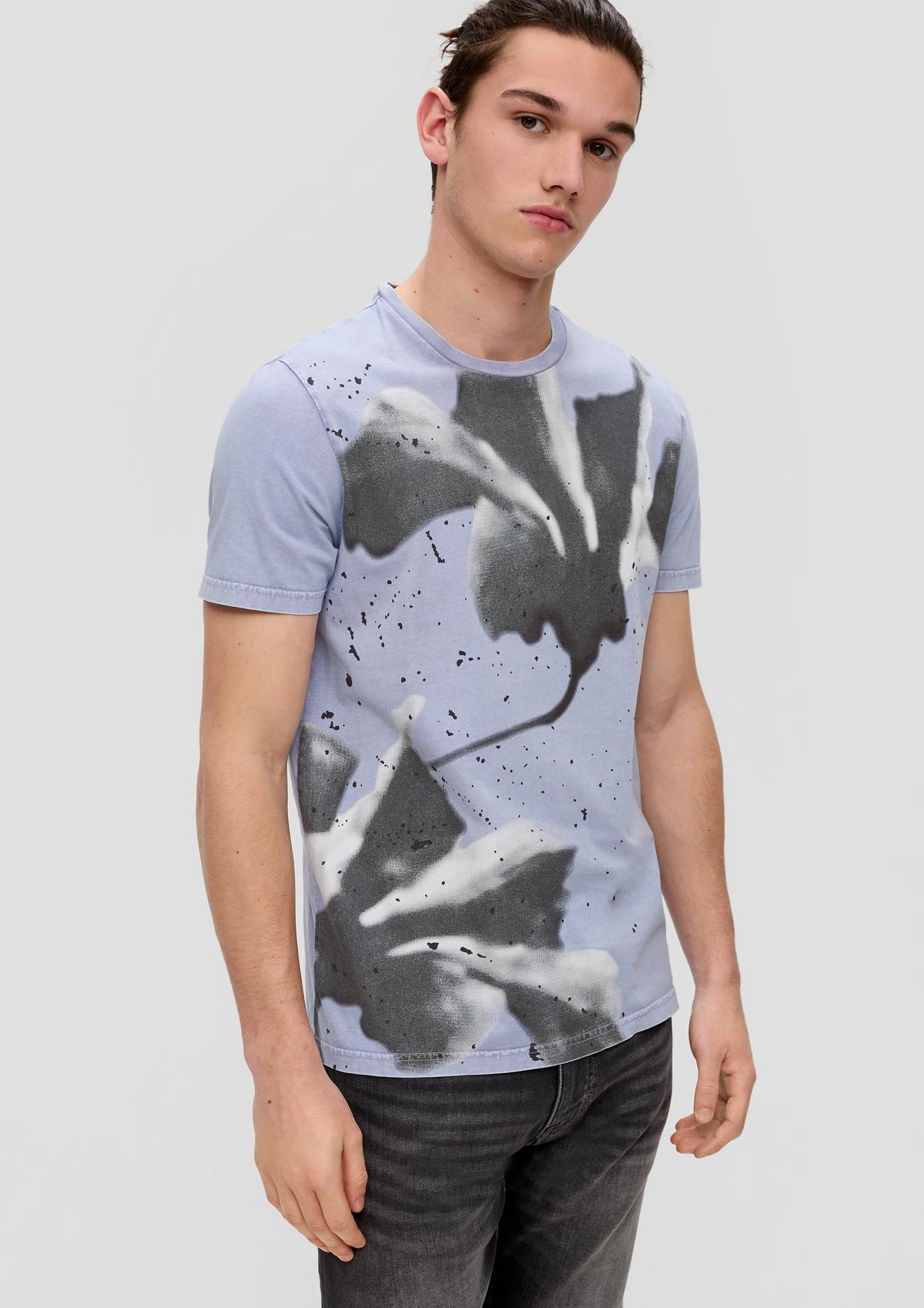 Pure cotton T-shirt with front print