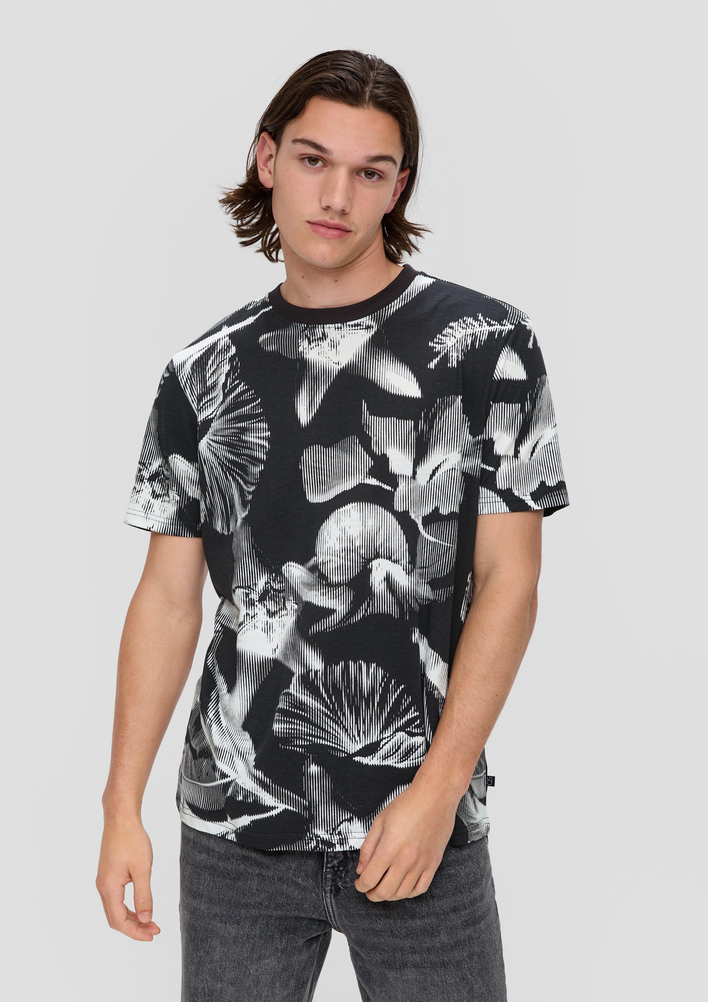 S.Oliver T-Shirt mit All-over-Print