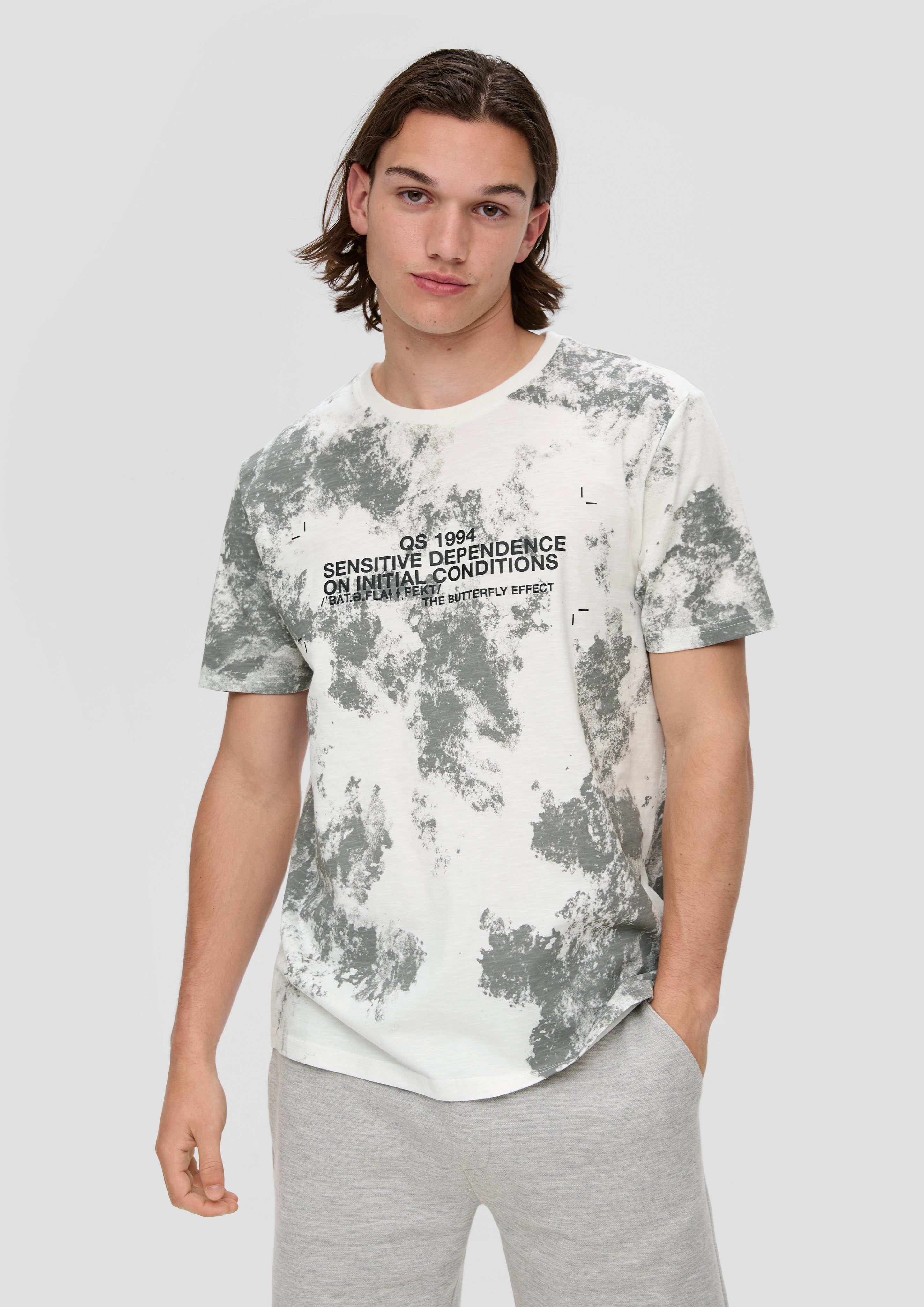 S.Oliver T-Shirt mit All-over-Print