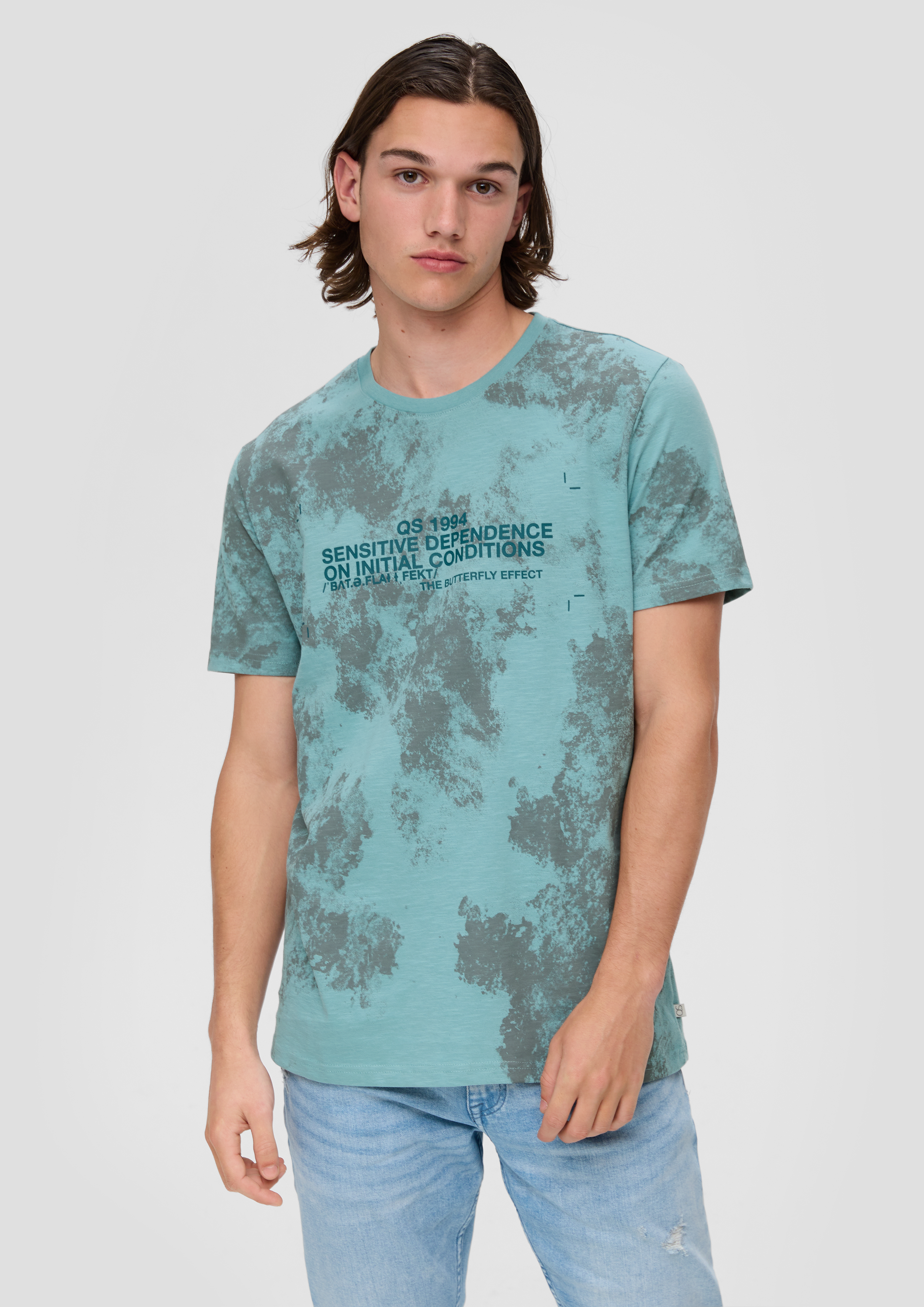 S.Oliver T-Shirt mit All-over-Print