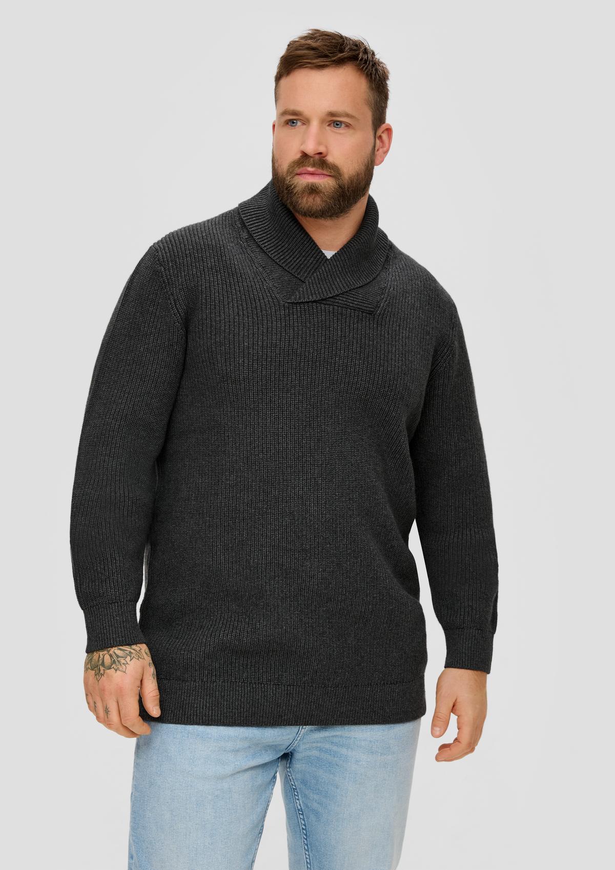 s.Oliver Pletený pulovr ze směsi s vlnou