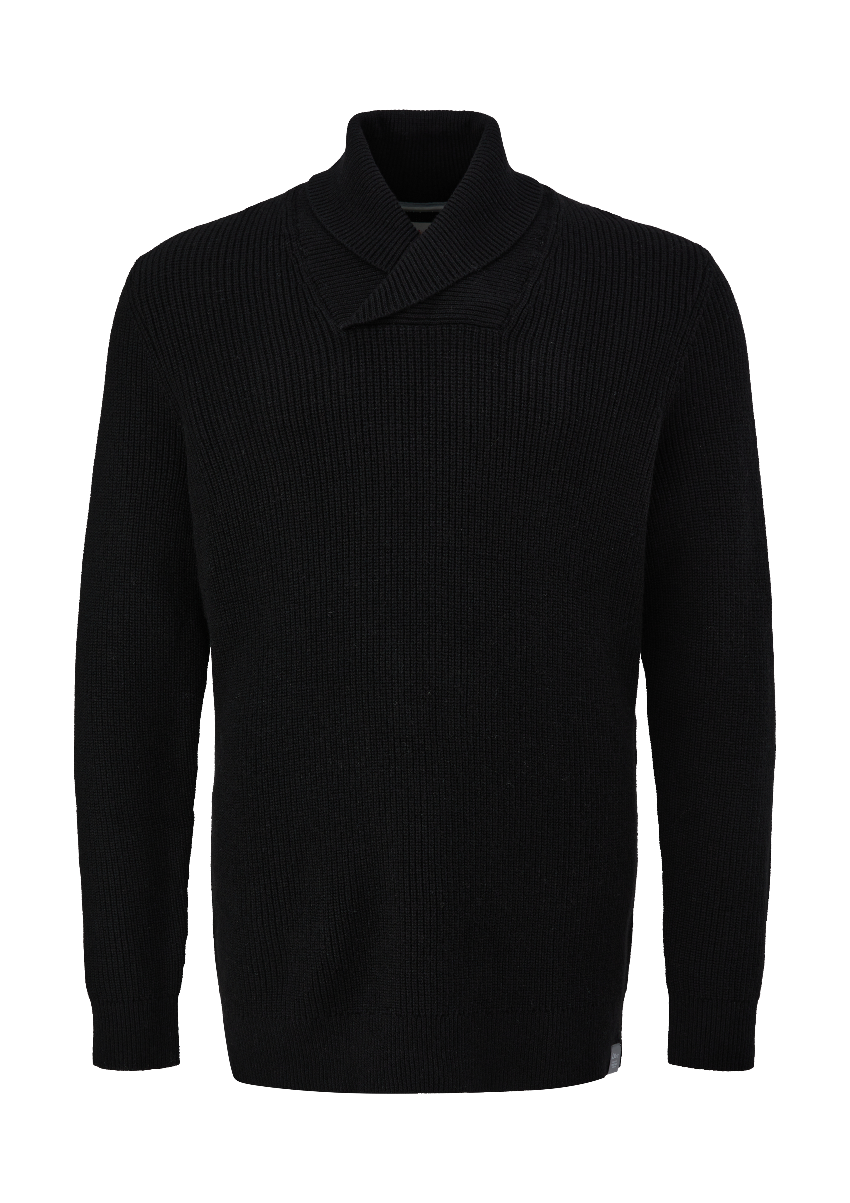 s.Oliver - Strickpullover aus Wollmix, Herren, schwarz