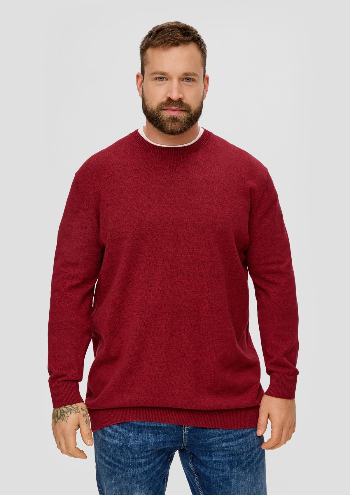 s.Oliver Pleten pulover iz efektne preje