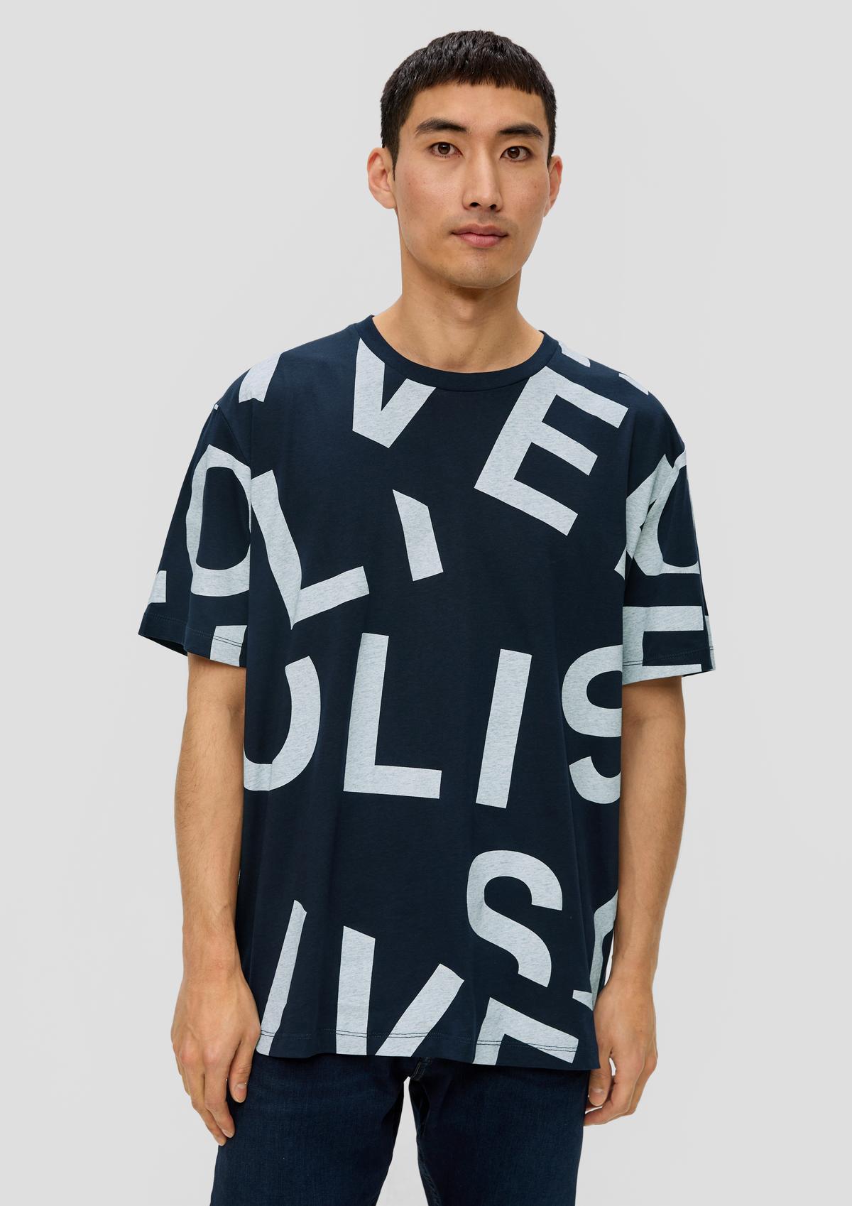 s.Oliver Katoenen shirt met een print all-over