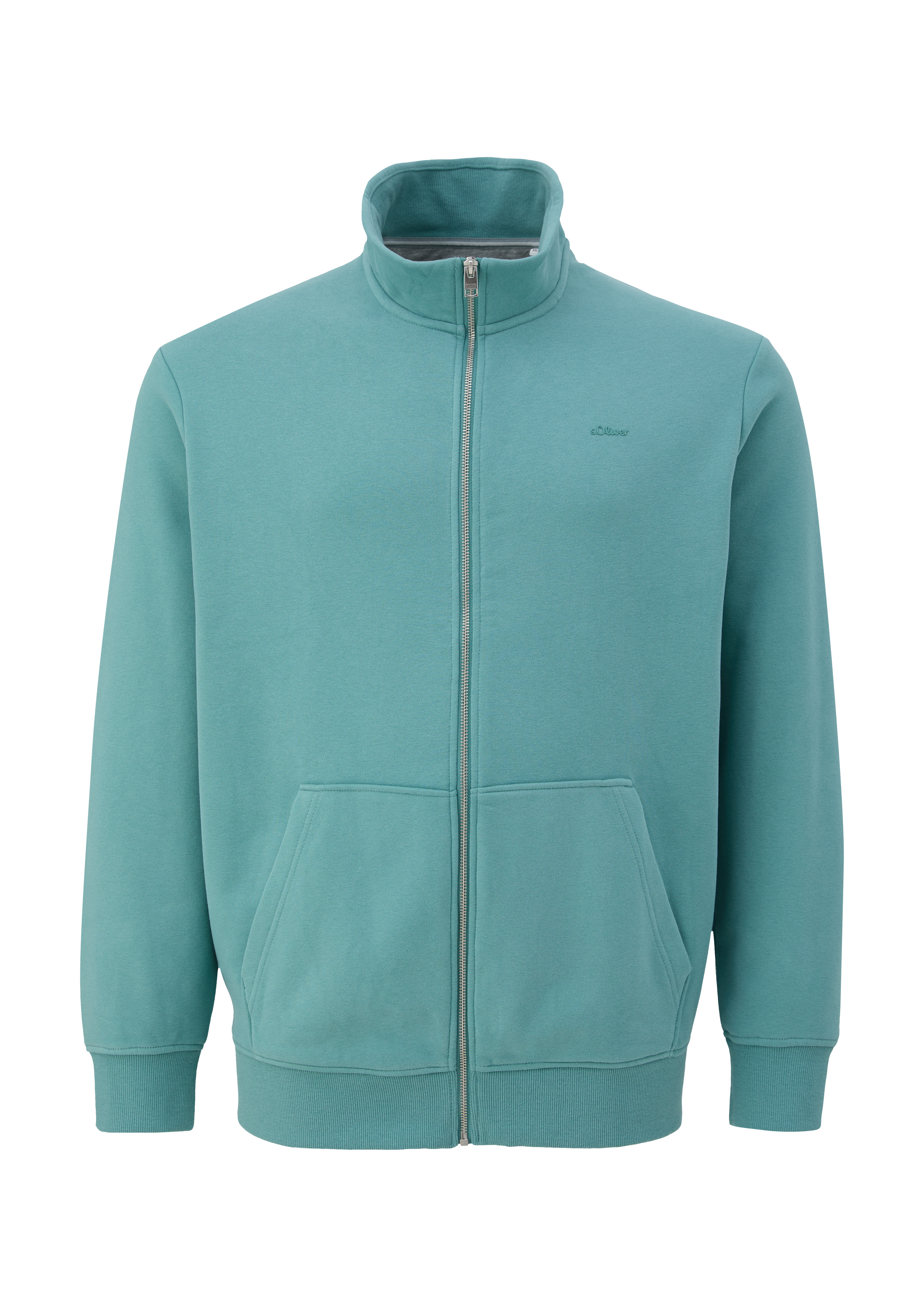 s.Oliver - Sweatshirtjacke mit Reißverschluss, Herren, Blau