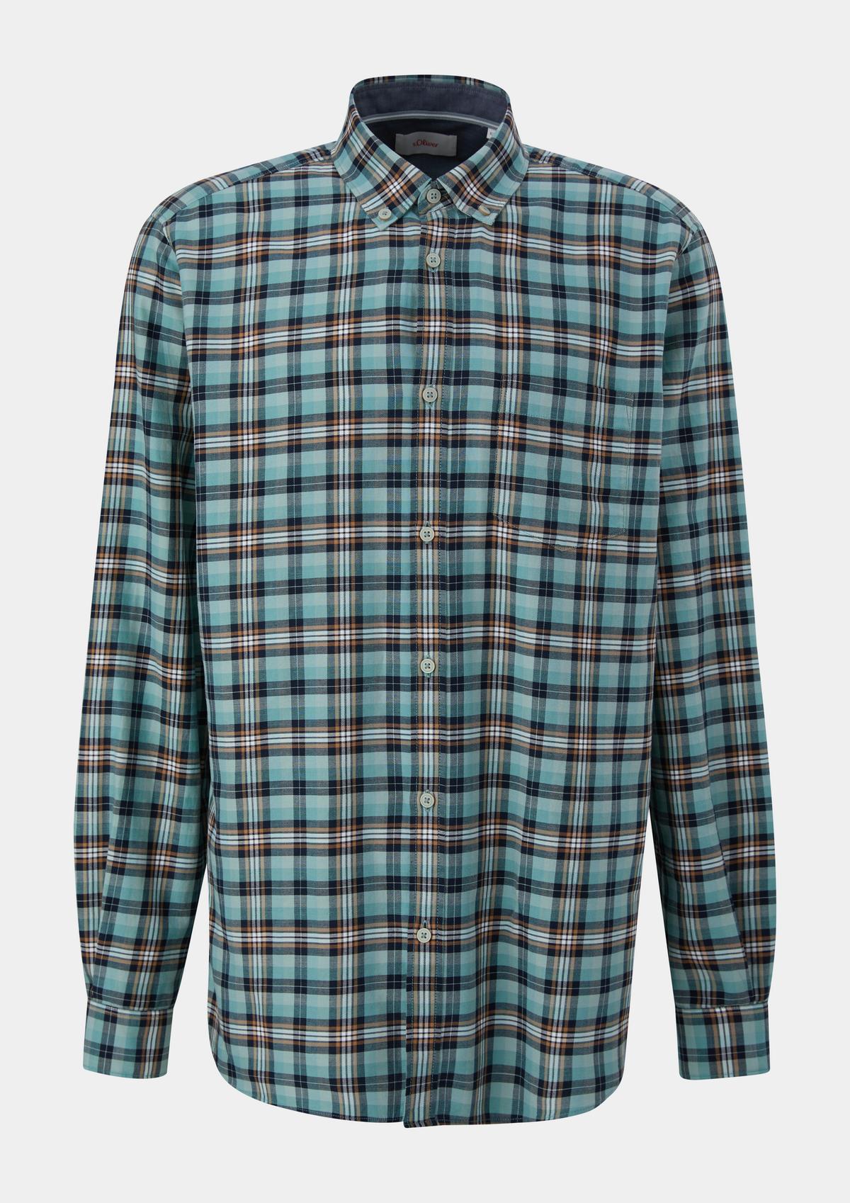 s.Oliver Regular fit: shirt with a button-down collar