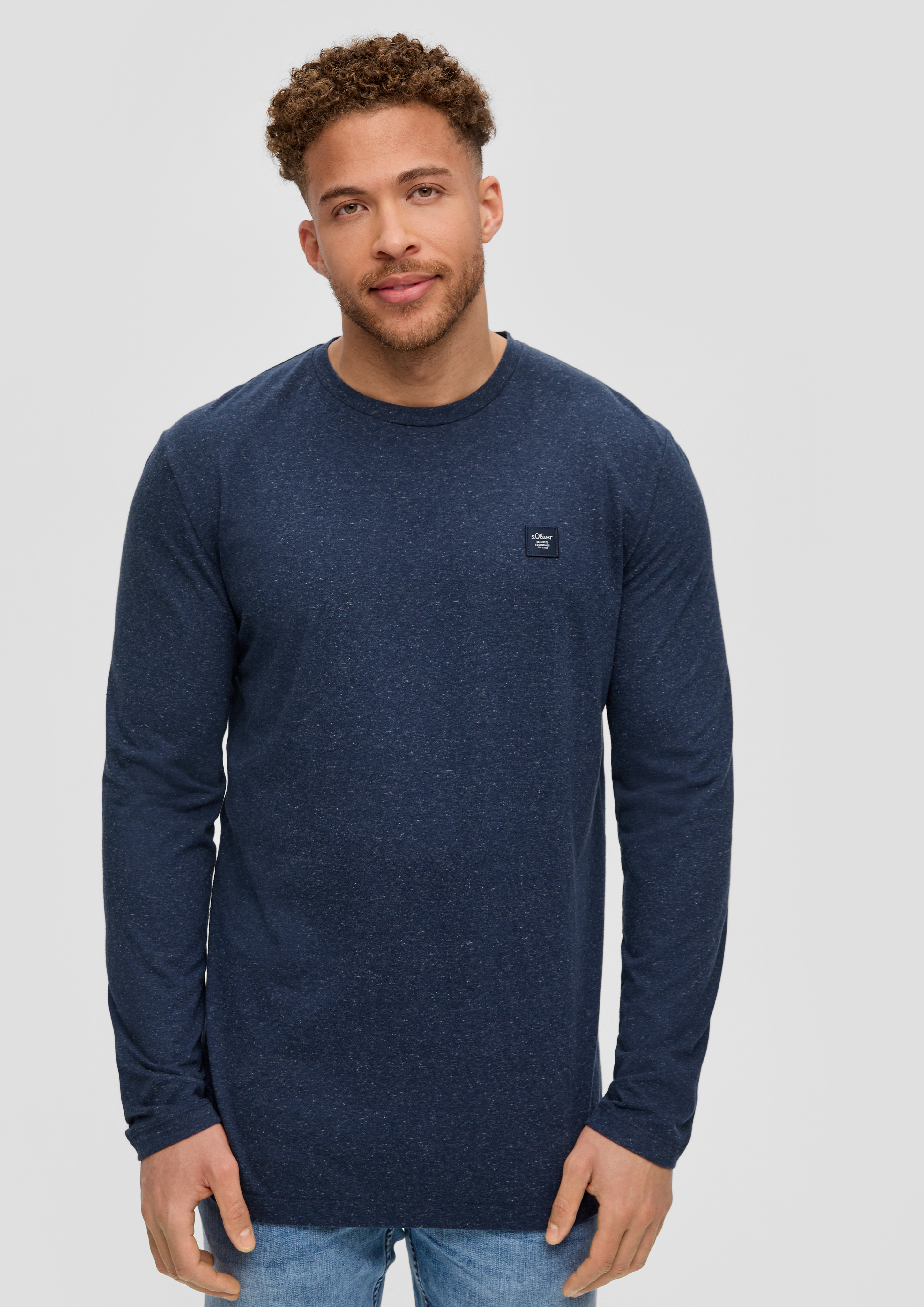 S.Oliver Longsleeve mit Rundhalsausschnitt