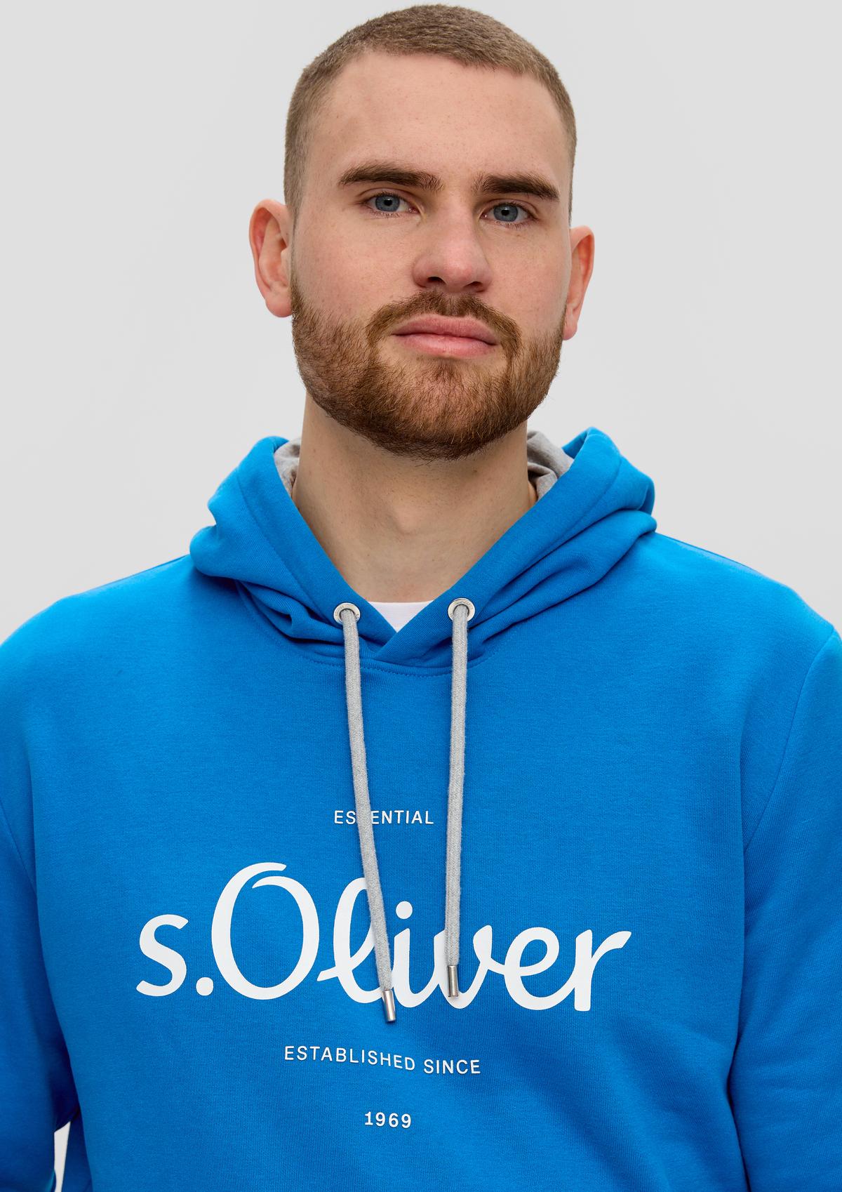 s.Oliver Sweatshirt met labelprint