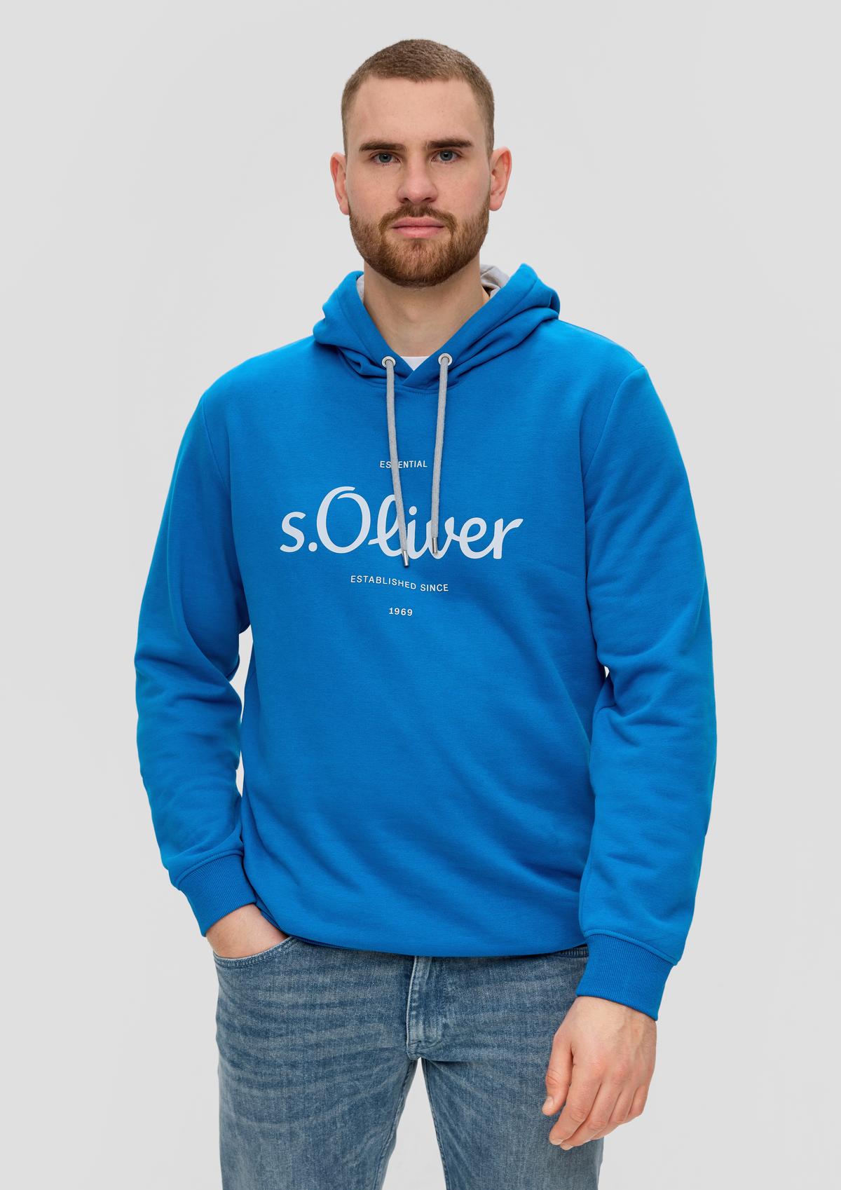 s.Oliver Sweatshirt met labelprint
