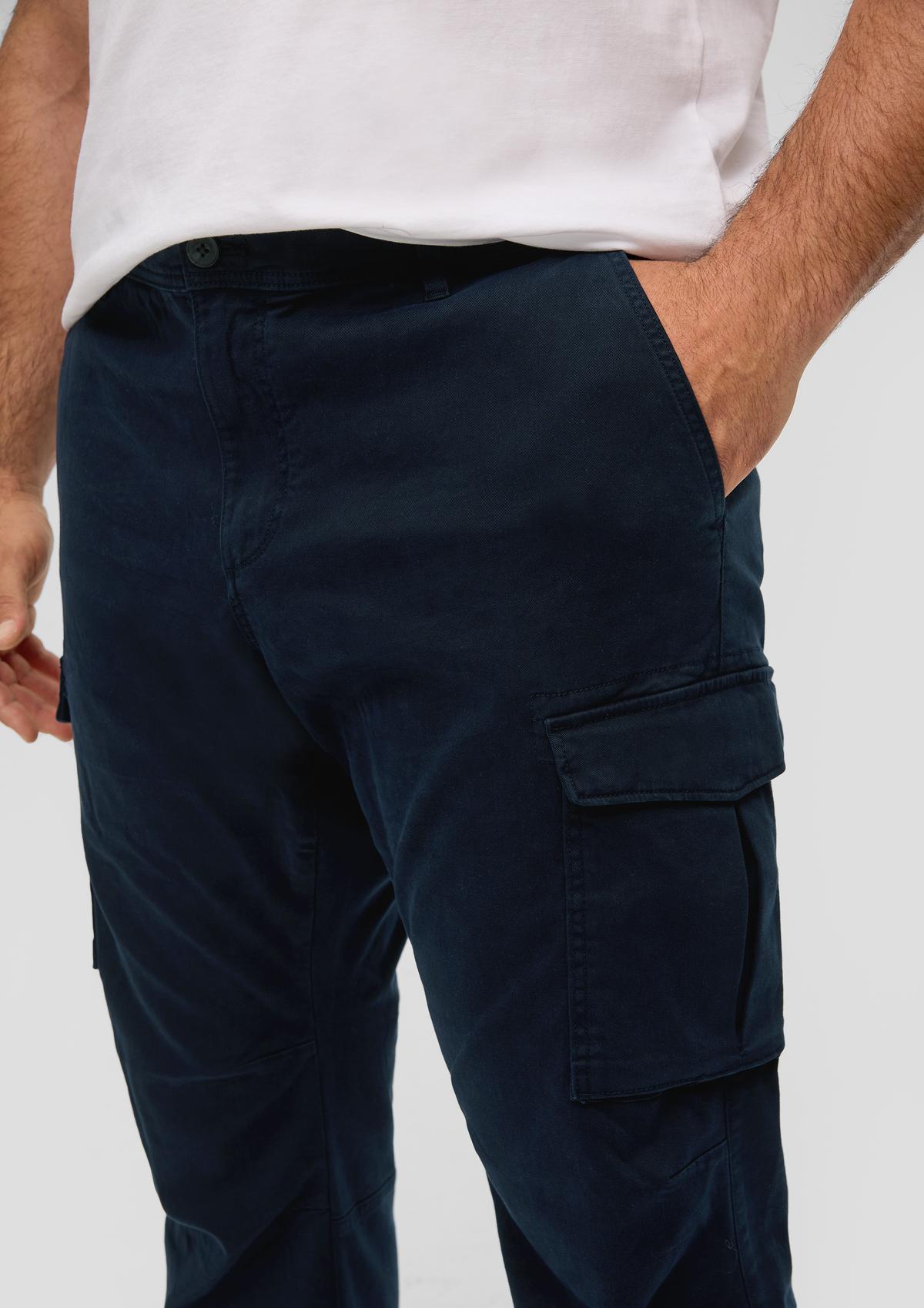 s.Oliver Regular : pantalon cargo en coton mélangé