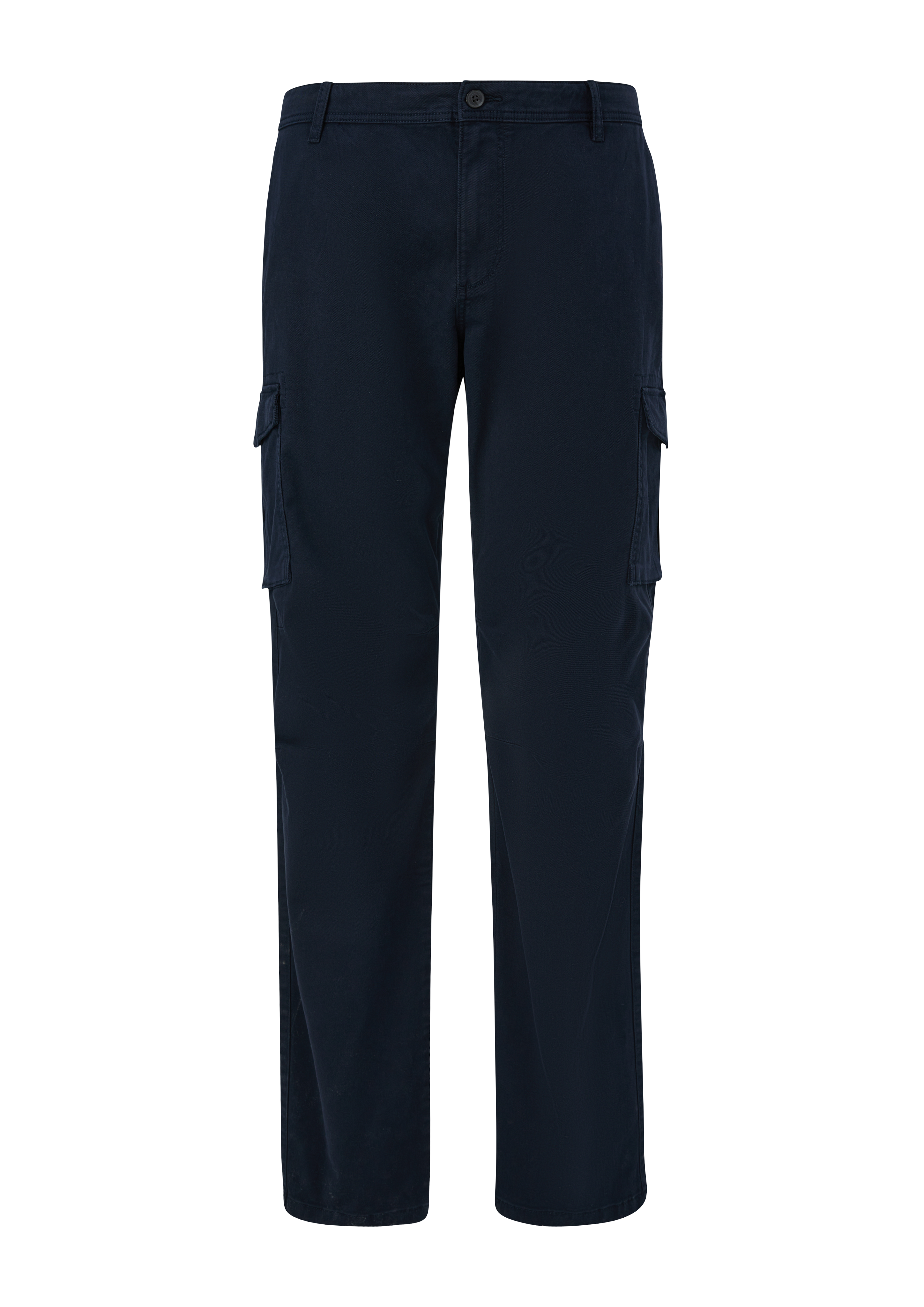 s.Oliver - Regular: Cargohose aus Baumwollmix, Herren, blau