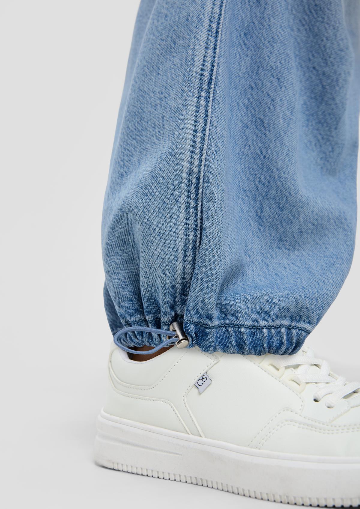 s.Oliver Jeans hlače parachute / kroj Mid Rise / semi široke hlačnice