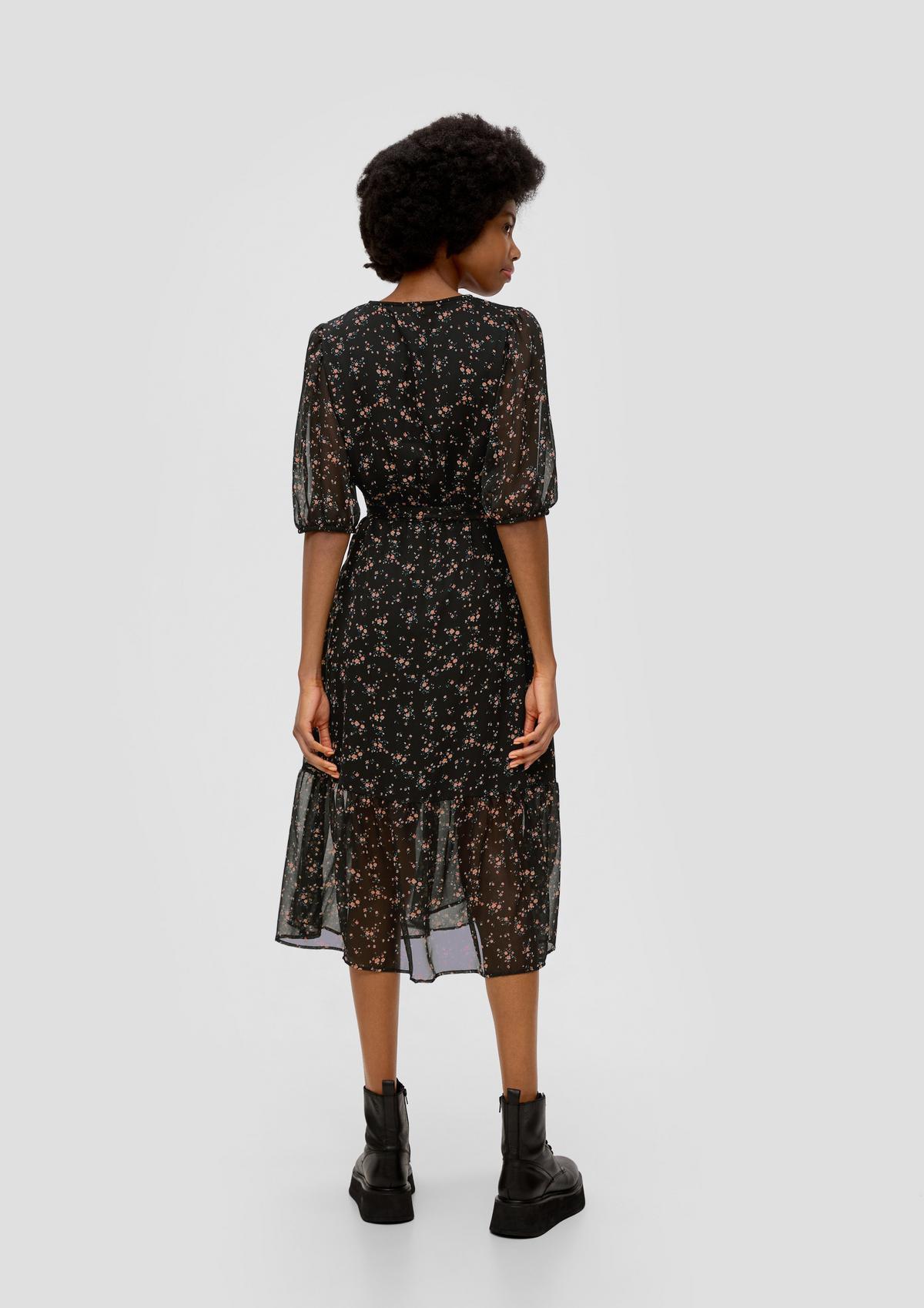 s.Oliver Maxi-Kleid mit All-over-Print