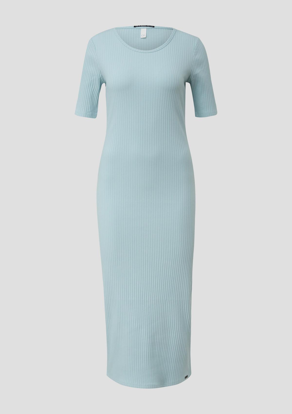 s.Oliver Maxi dress with a ribbed texture