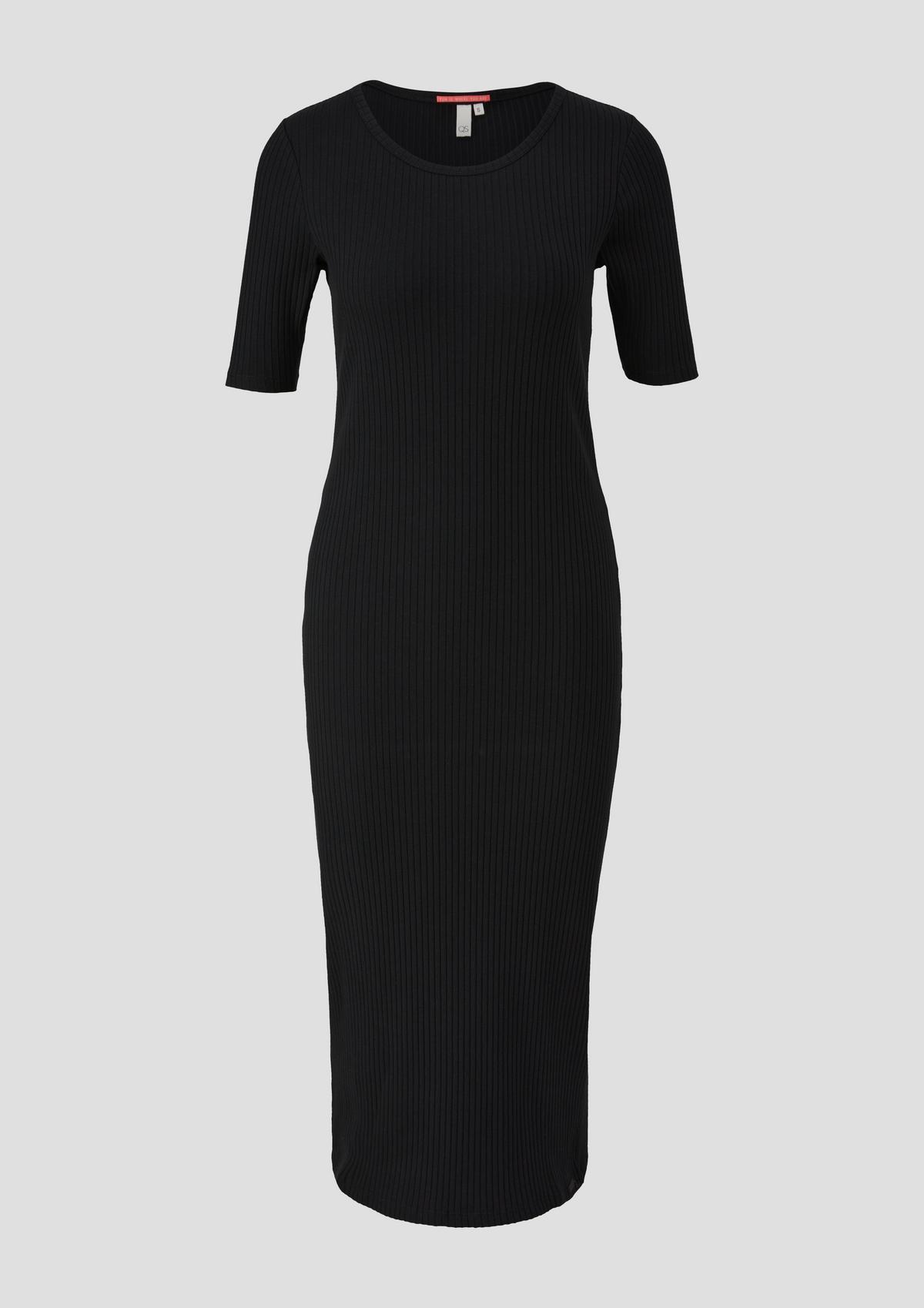 s.Oliver Maxi dress with a ribbed texture