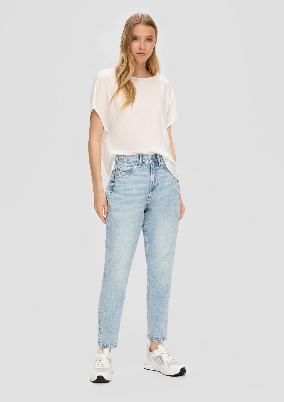 s.Oliver Jean Mom longueur cheville / Relaxed fit / taille haute / Tapered leg