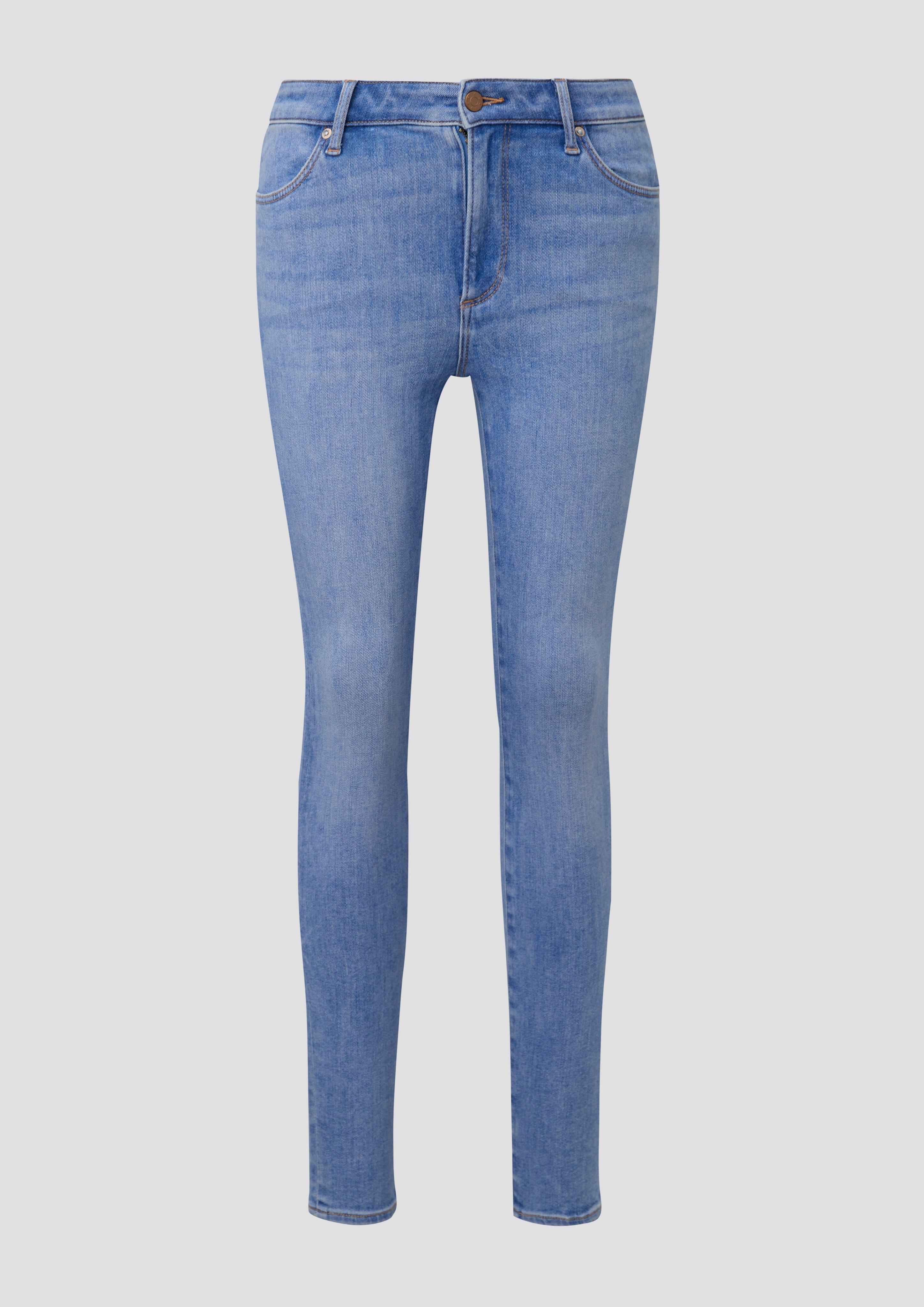 s.Oliver - Jeans Izabell / Skinny fit / Mid rise / Skinny leg, Damen, blau