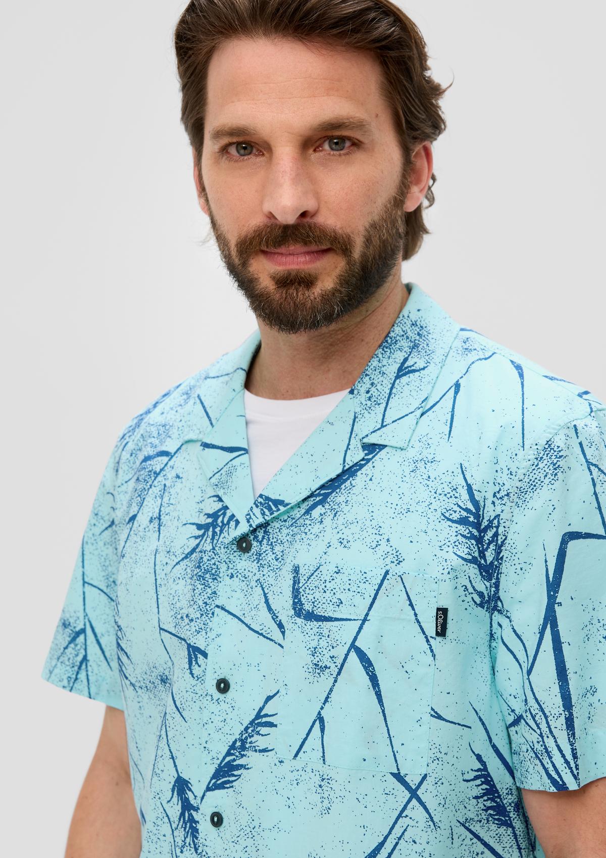 s.Oliver Regular: Hemd aus Popeline