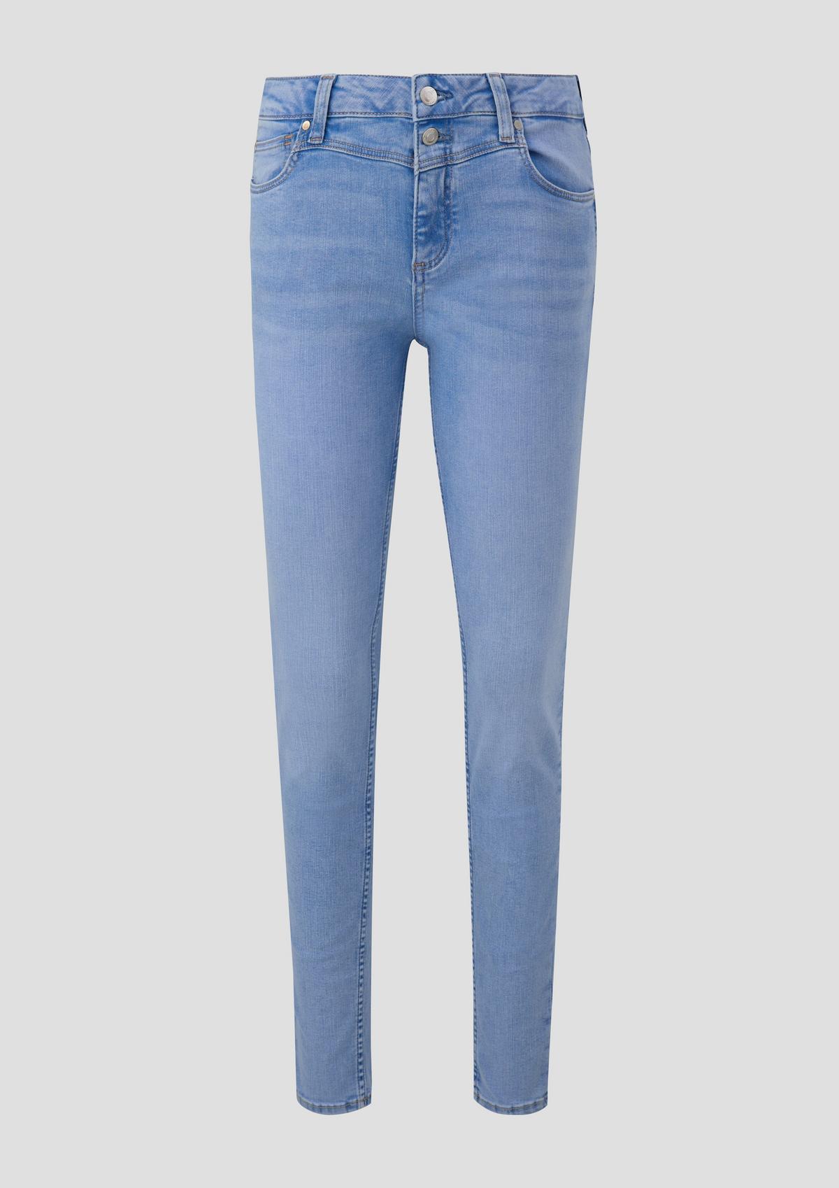 s.Oliver Slim fit: jeans with a garment wash  