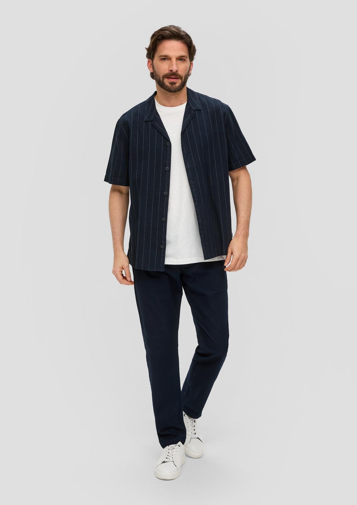 s.Oliver Short sleeve shirt in a linen/cotton blend