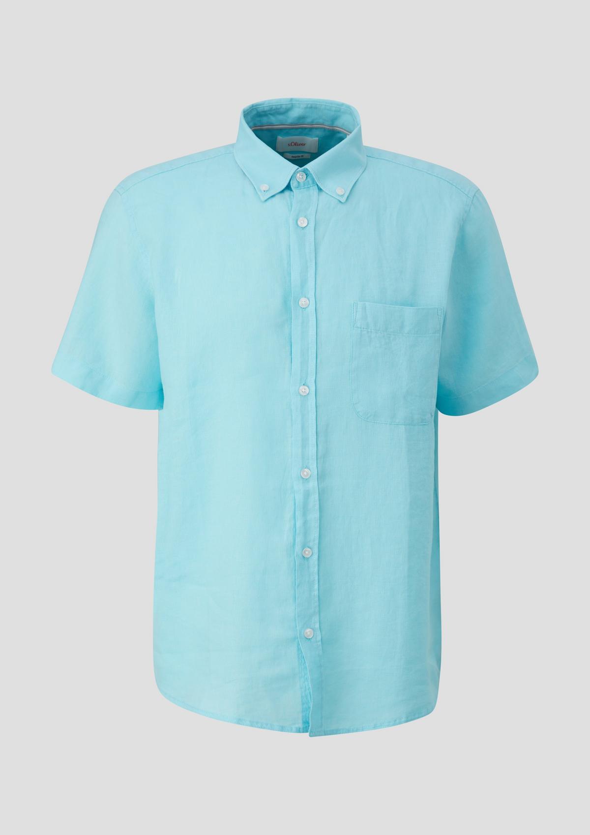 s.Oliver Short sleeve linen shirt
