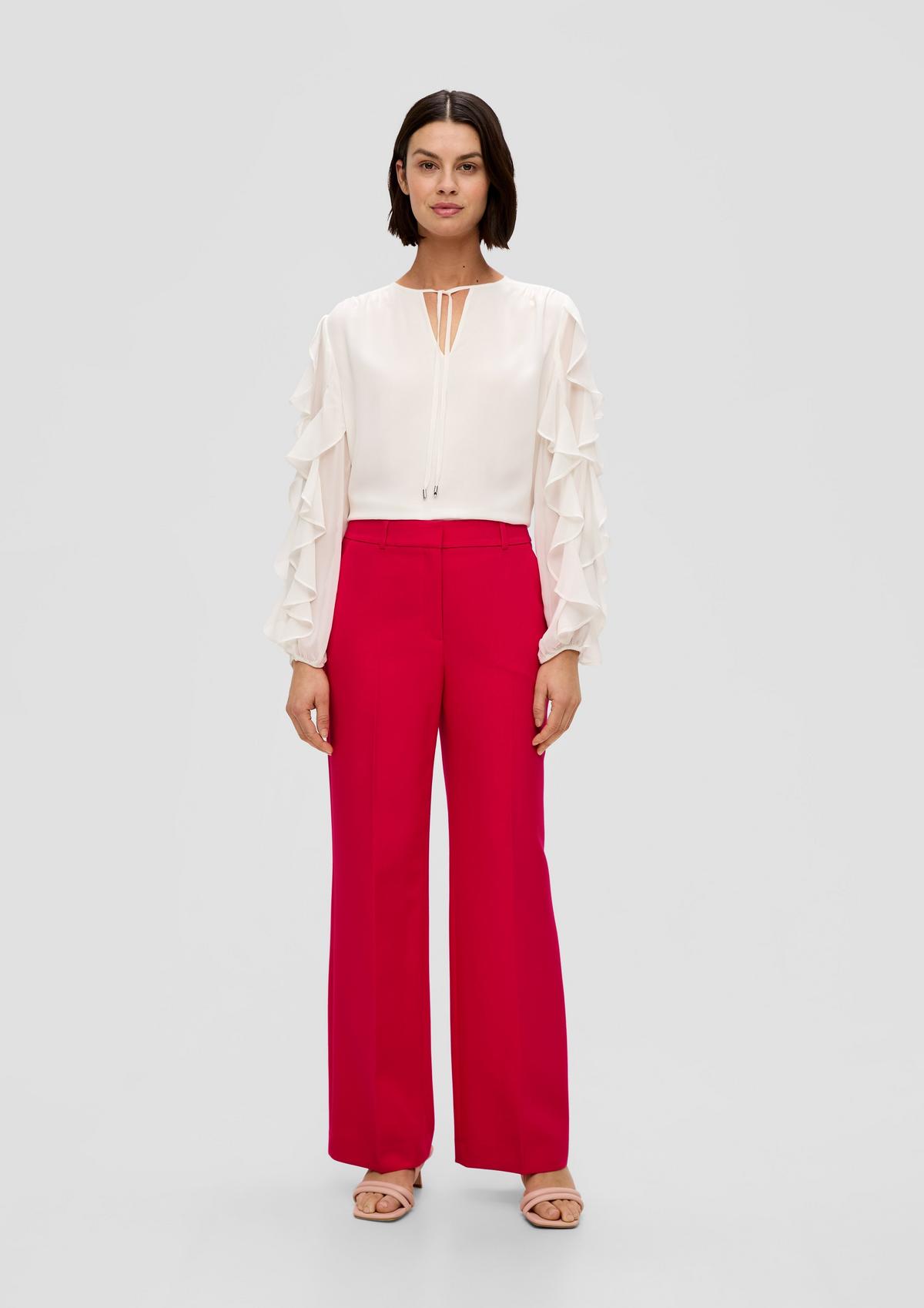 s.Oliver Regular fit: Wide-leg trousers