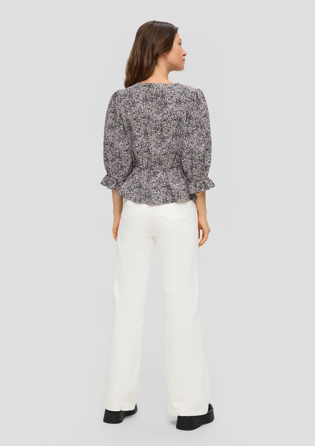 s.Oliver Bluse mit All-over-Muster