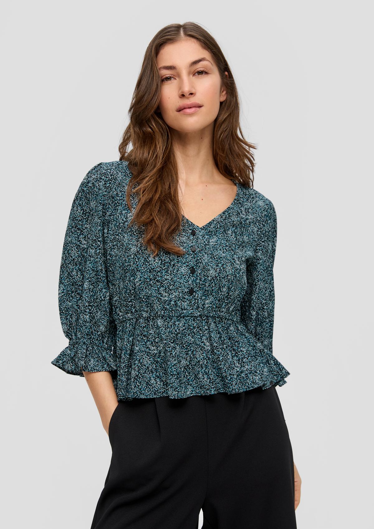 s.Oliver Blouse with all-over pattern