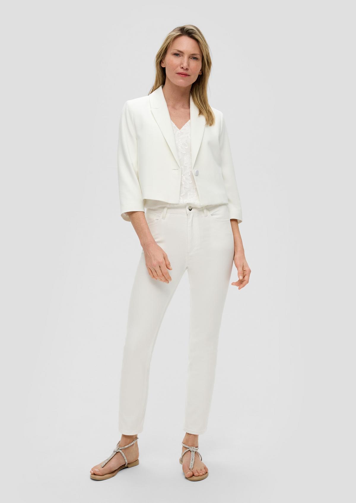 s.Oliver Betsy cropped jeans / slim fit / high rise / slim leg