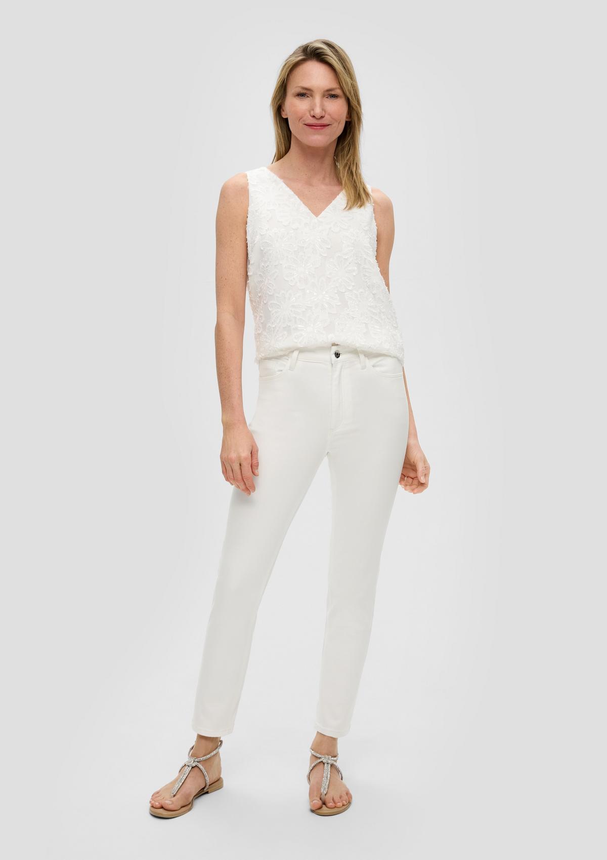 s.Oliver Jean Betsy Cropped / Slim fit / taille haute / Slim leg