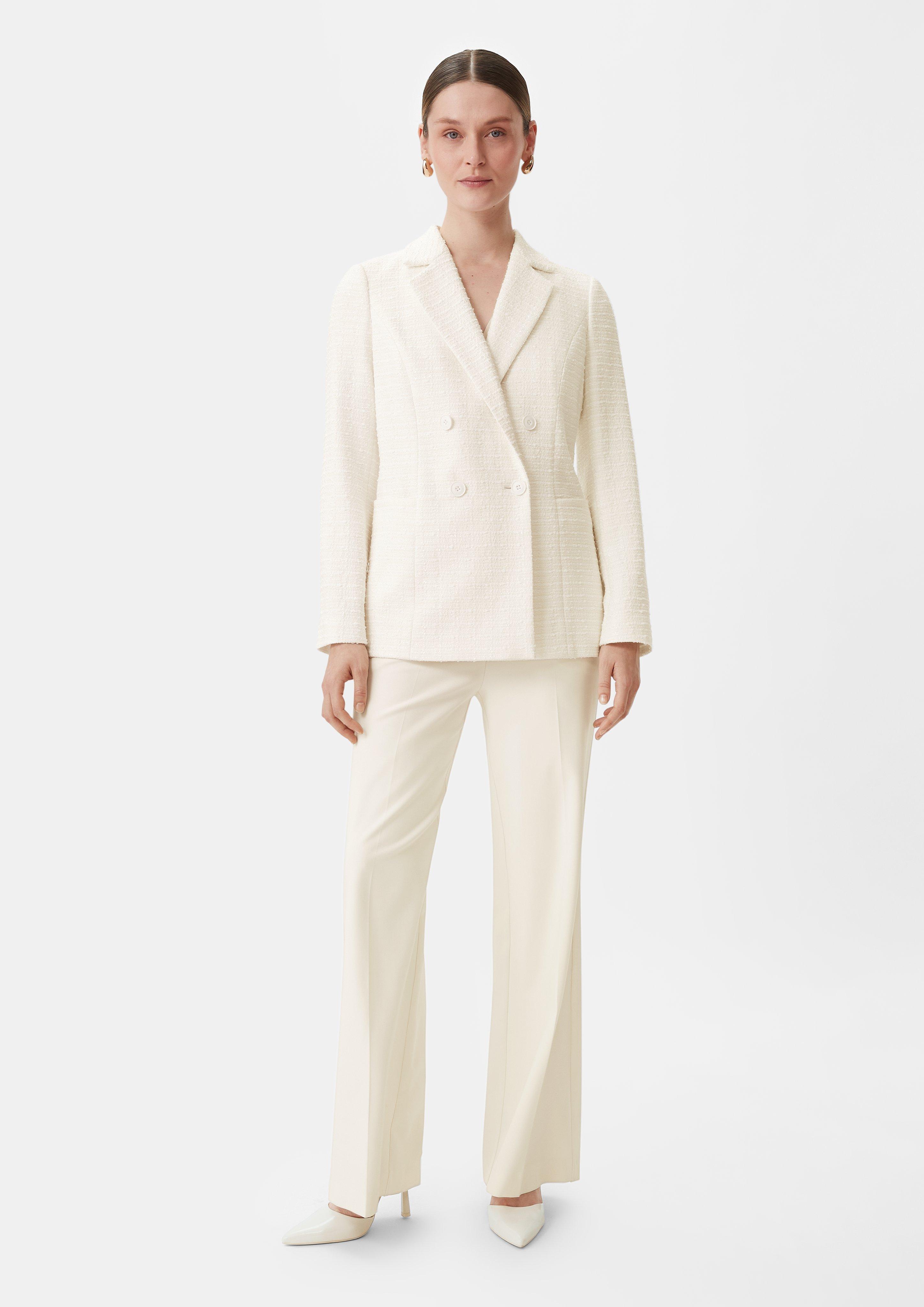 Bouclé Fitted Blazer main image 1
