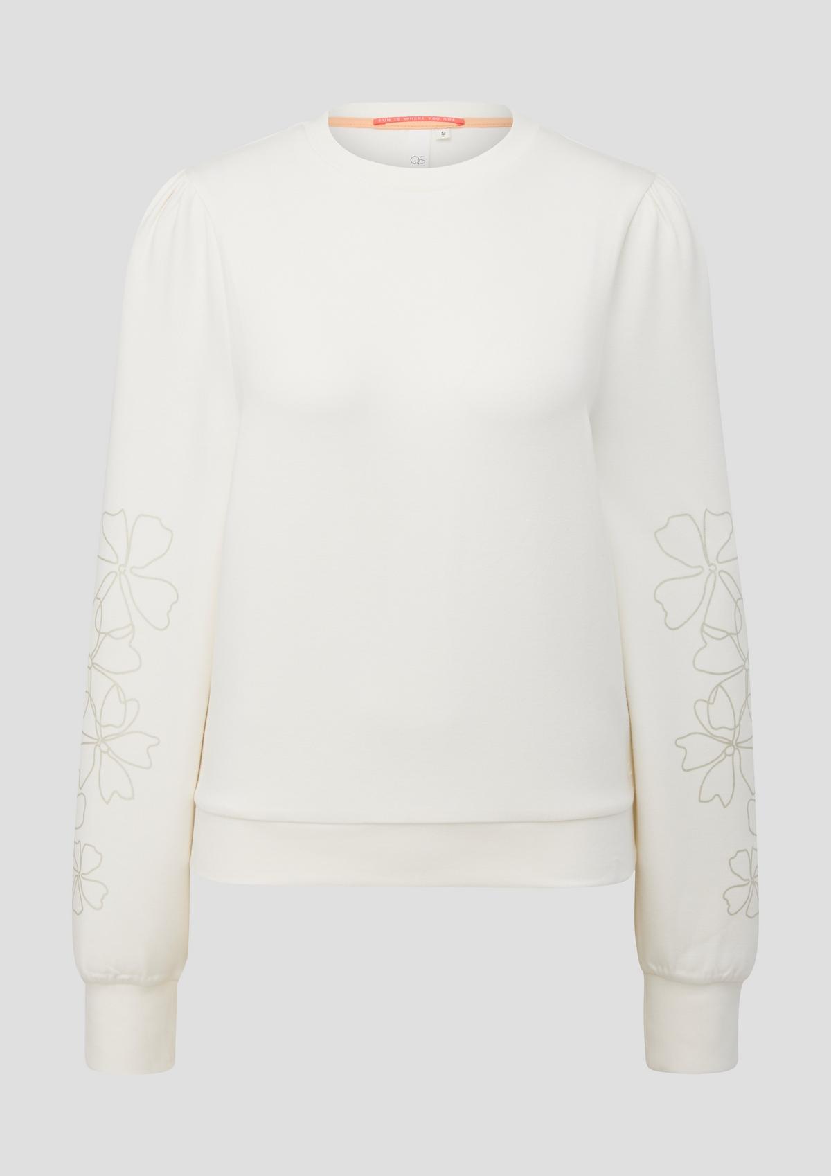 s.Oliver Sweatshirt with a floral print