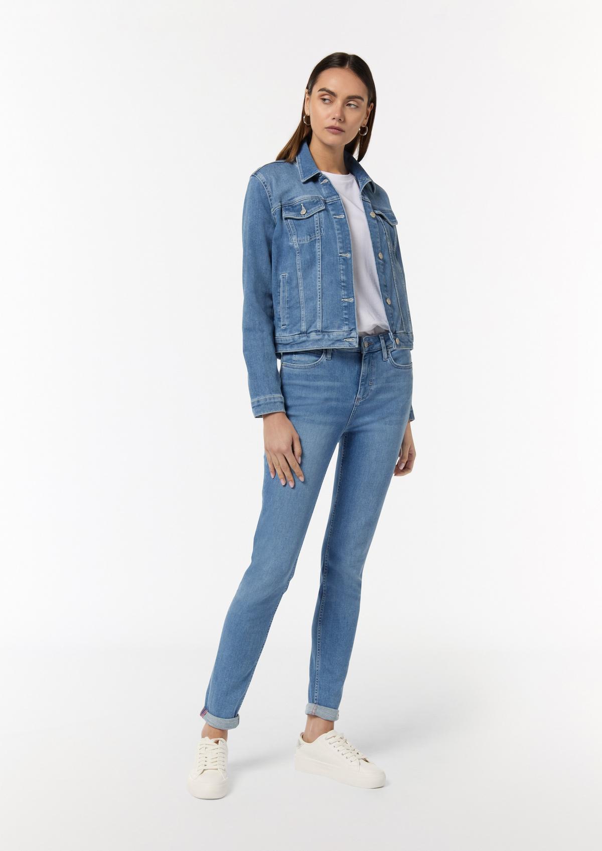 comma Skinny fit: Jeans with roll-up hem