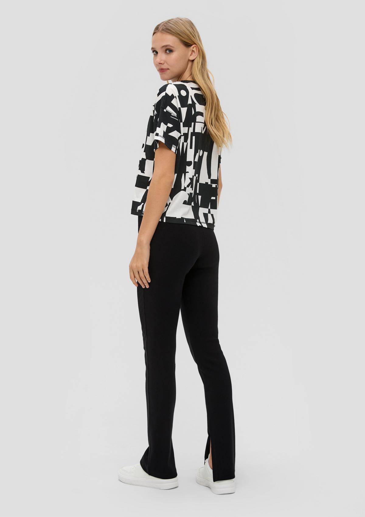 s.Oliver Skinny fit: Leggings with a ribbed texture