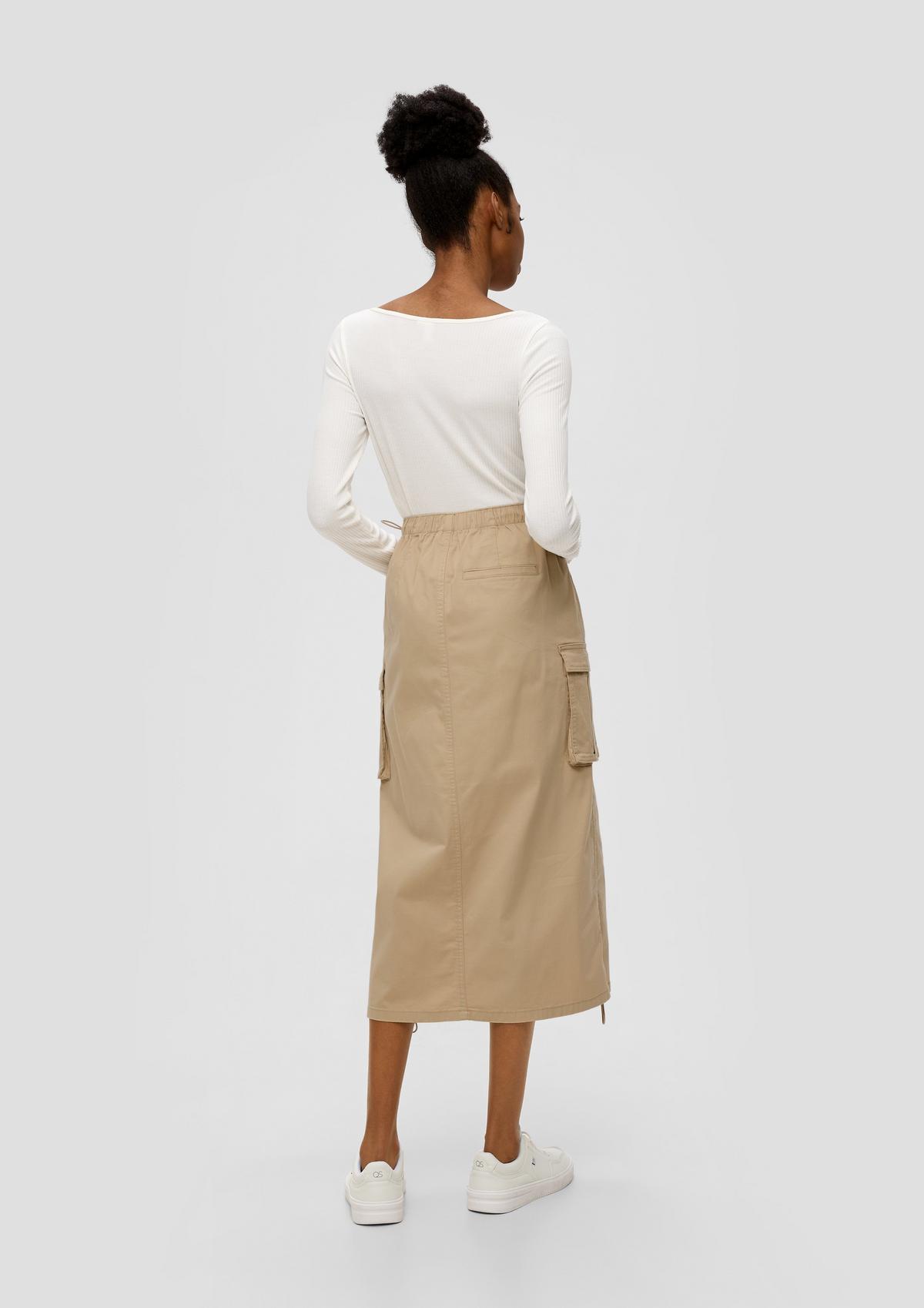 s.Oliver Midi skirt with cargo pockets