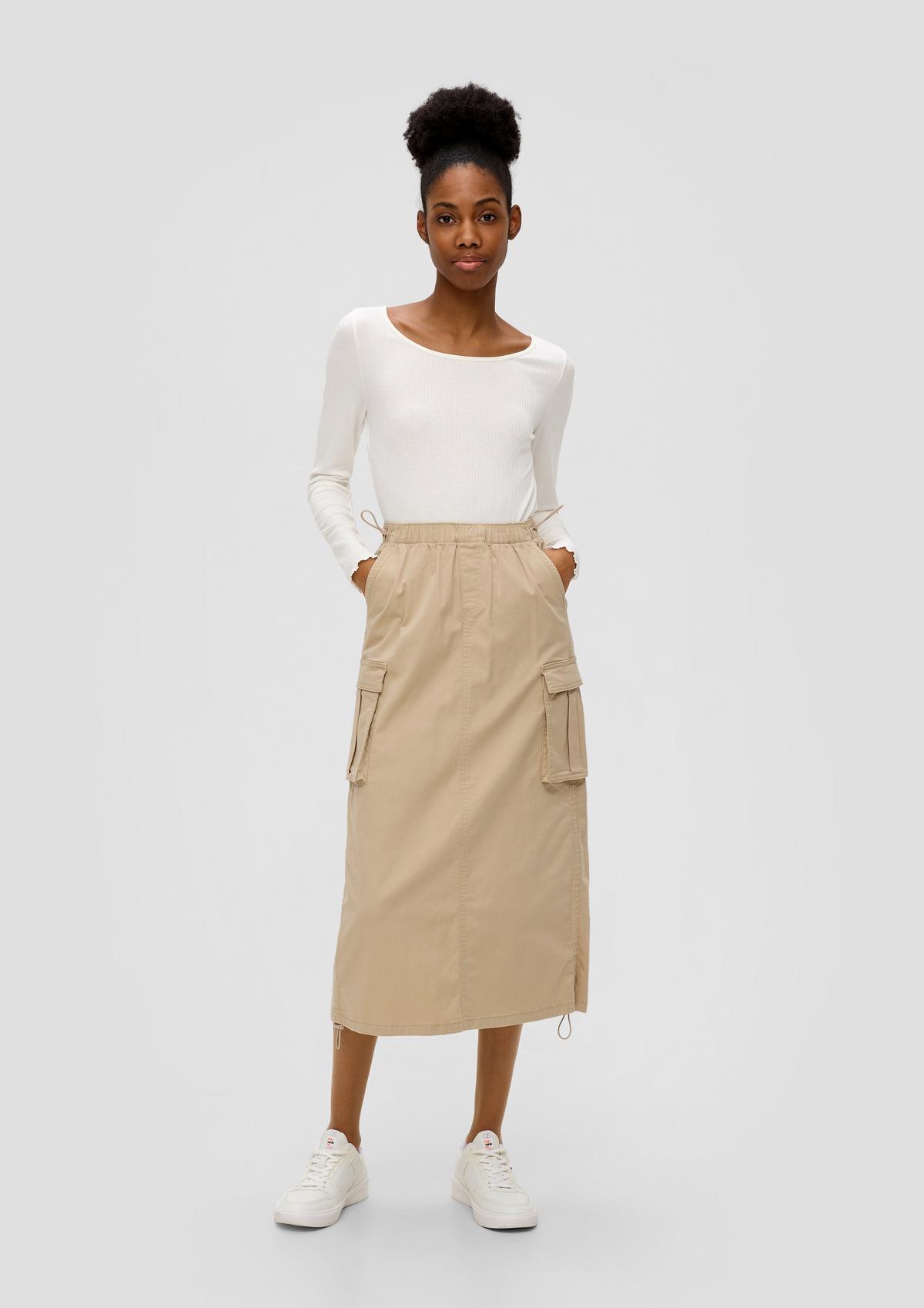 s.Oliver Midi skirt with cargo pockets