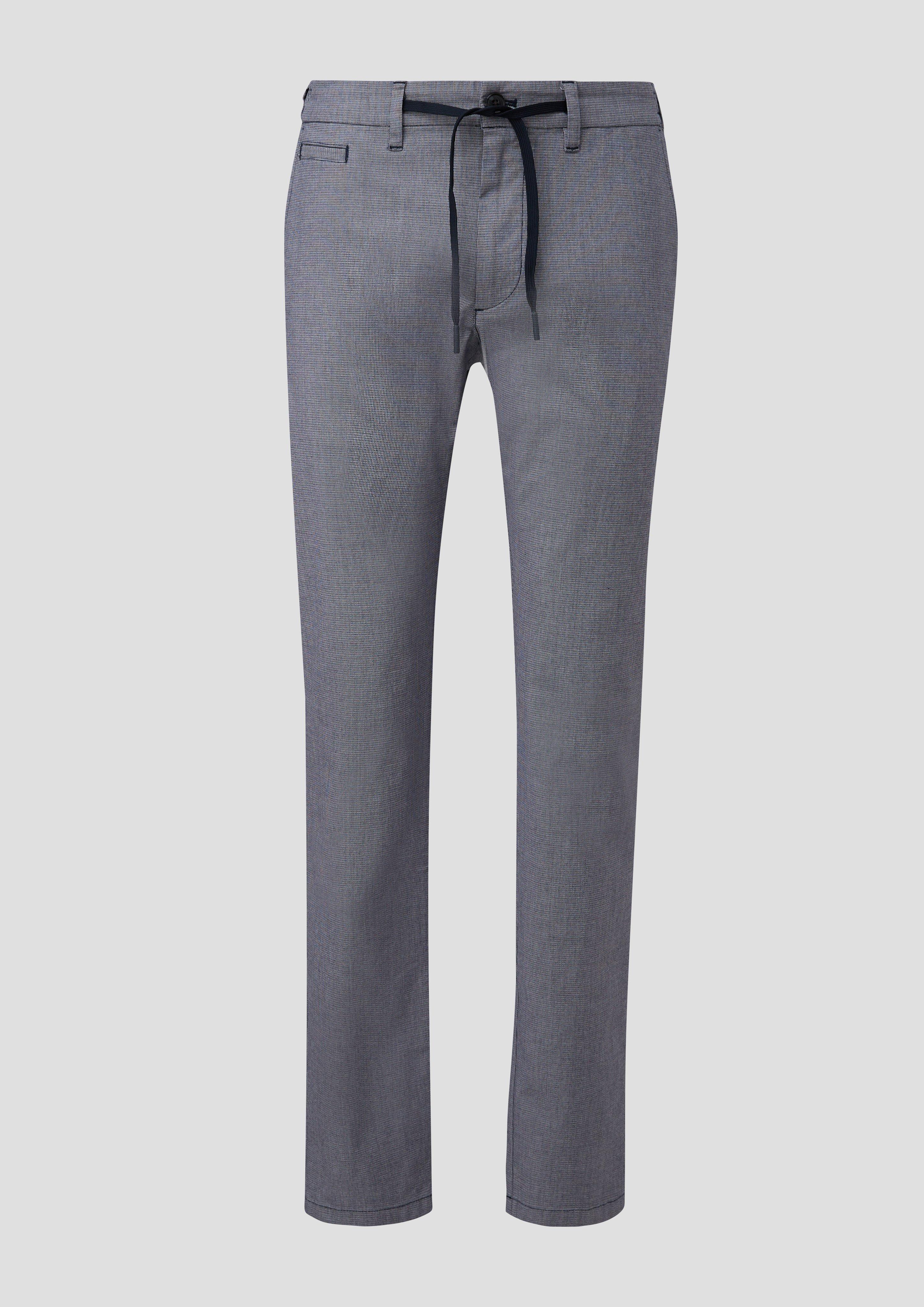 Thumbnail - s.Oliver - Regular Fit: Chino aus Baumwollstretch, Herren, blau