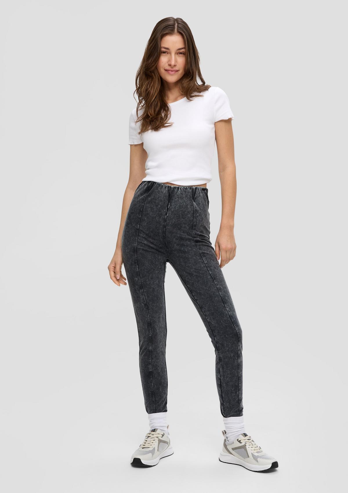 s.Oliver Super skinny fit: leggings with a high-rise waistband