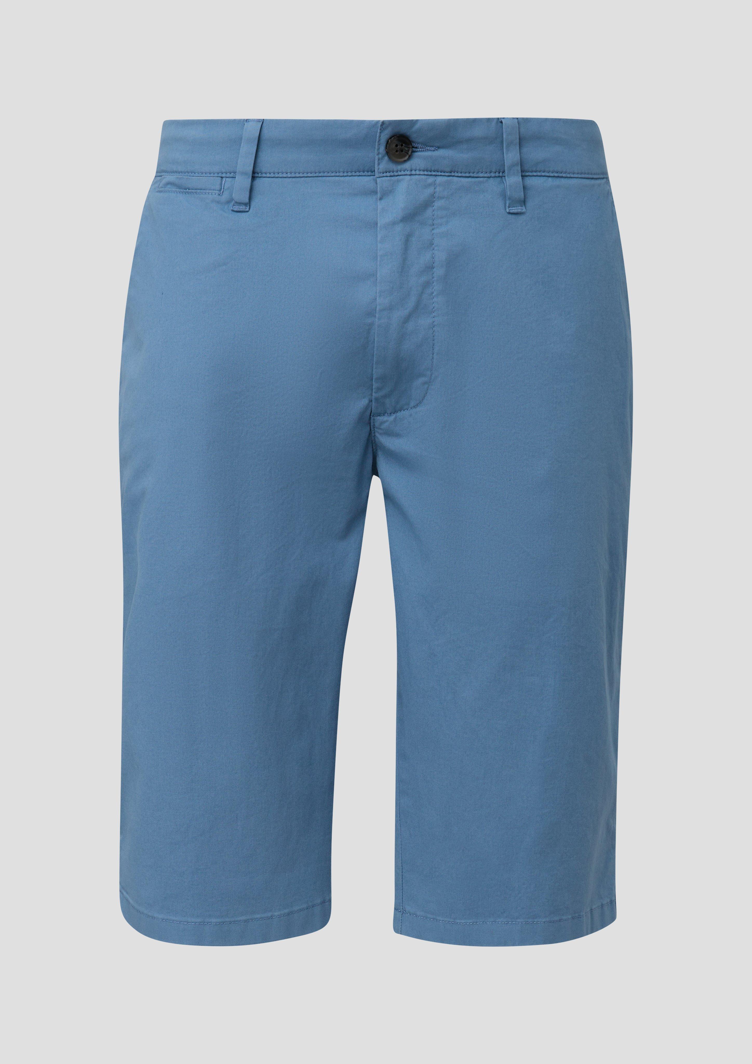 s.Oliver - Regular Fit: Bermuda aus Baumwollstretch, Herren, blau