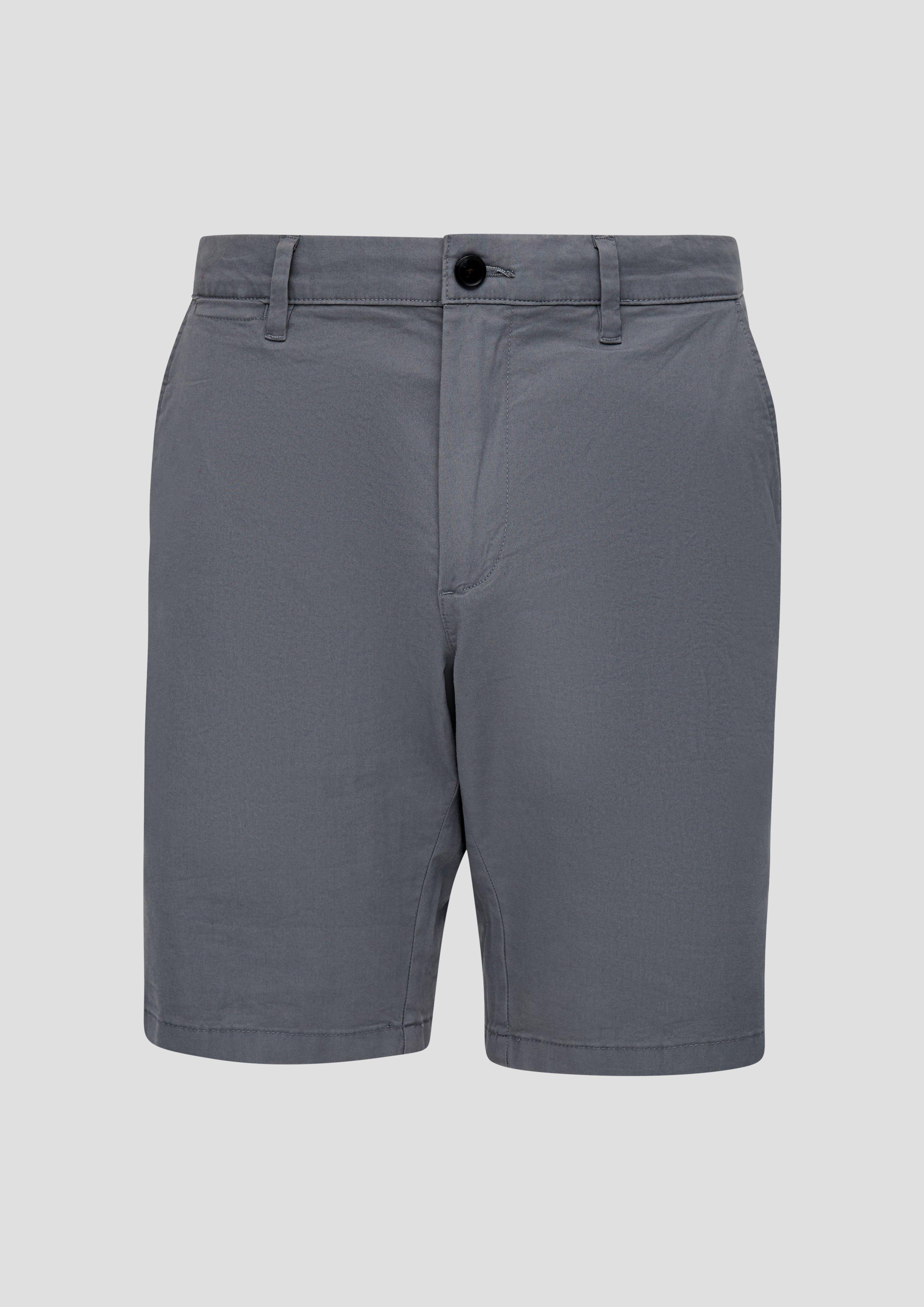 s.Oliver - Regular Fit: Bermuda aus Baumwollstretch, Herren, grau