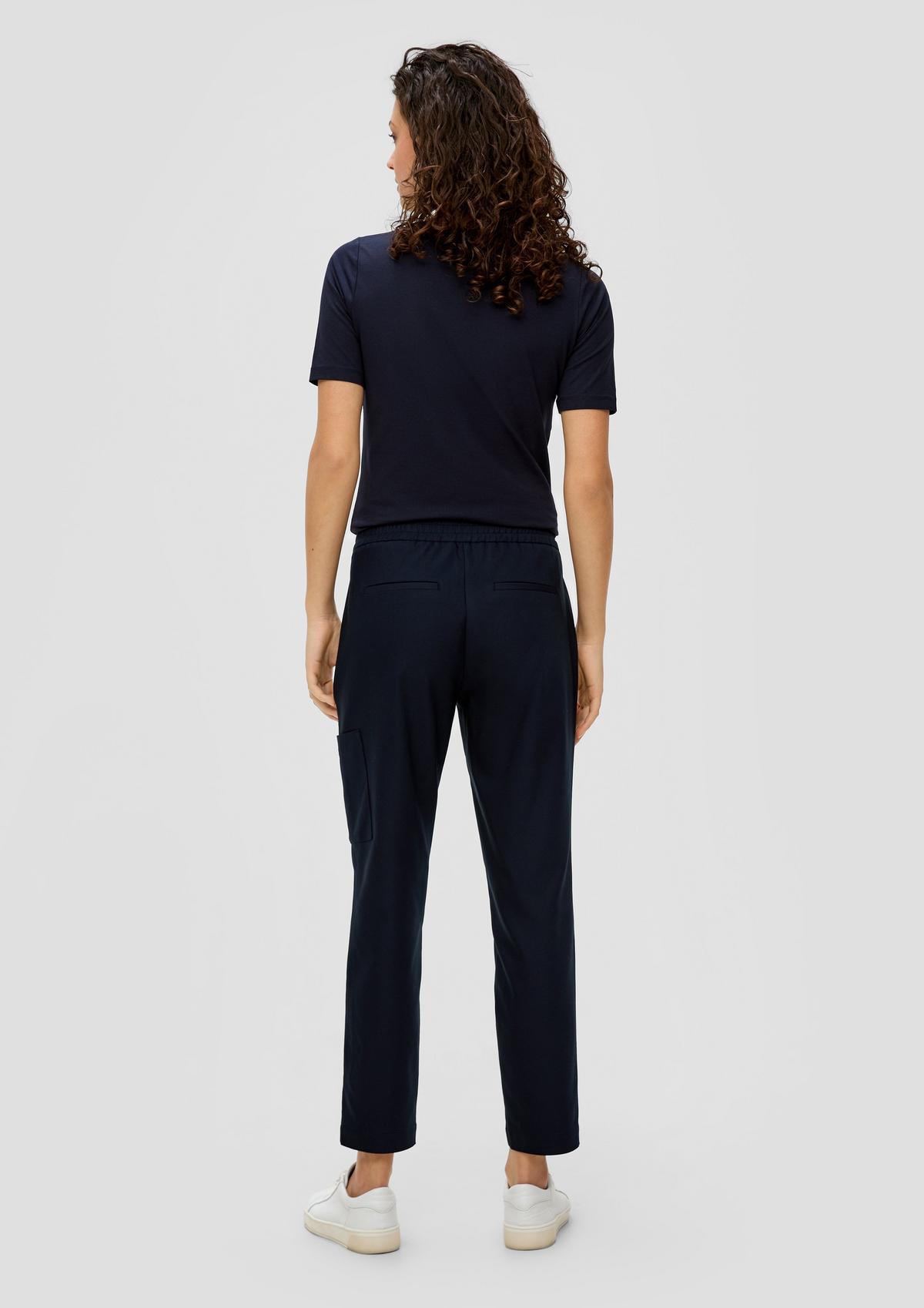 s.Oliver Relaxed fit: cotton blend trousers