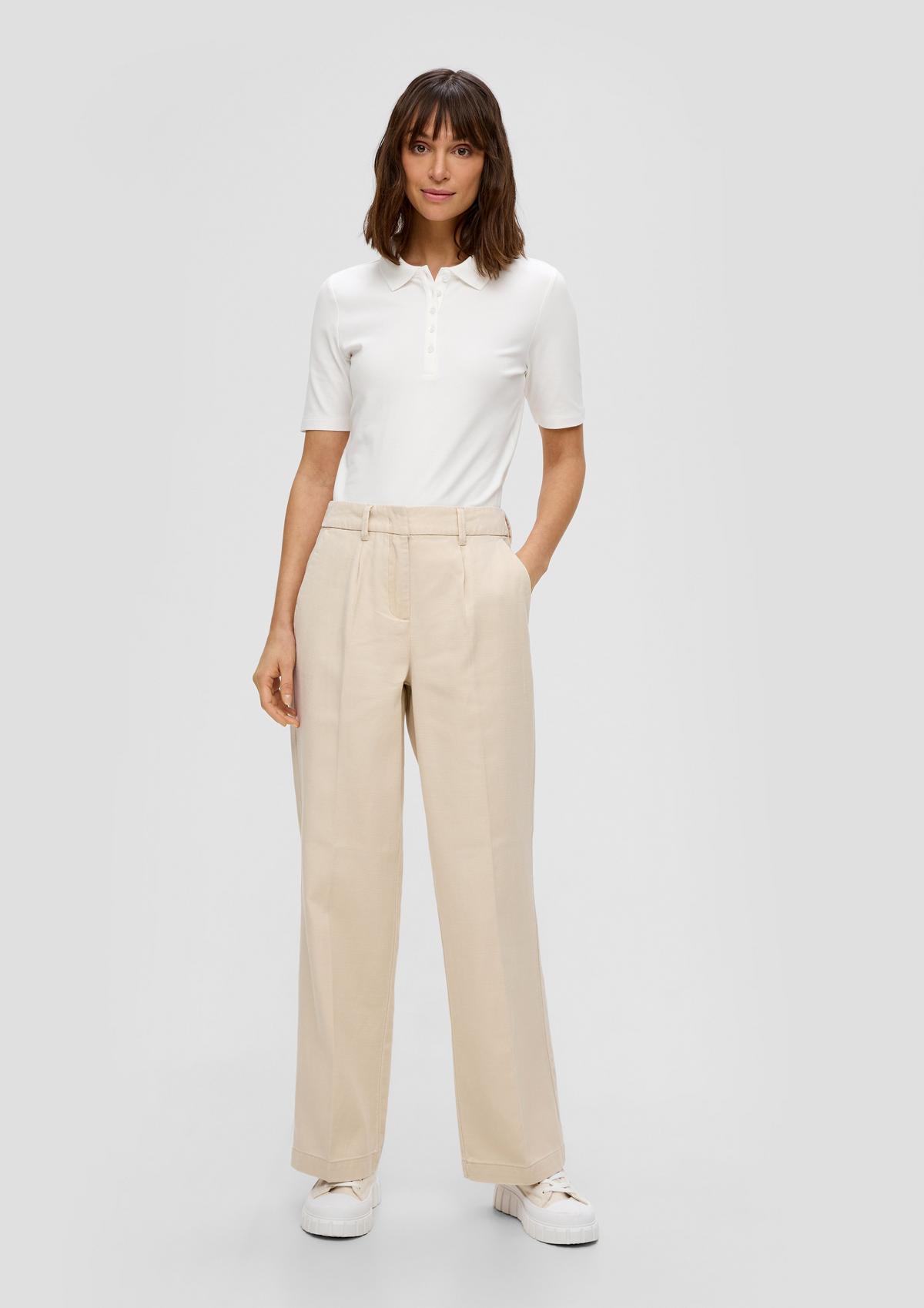 s.Oliver Regular: business kalhoty ze směsi bavlny a lyocellu