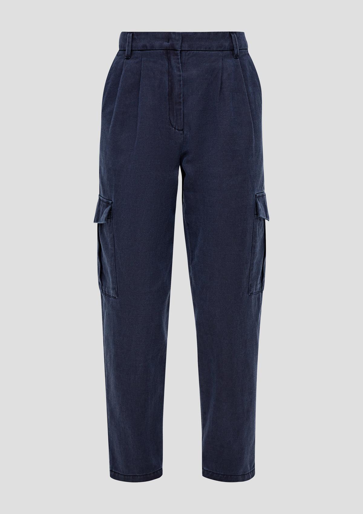 s.Oliver Relaxed fit: twill cargo trousers